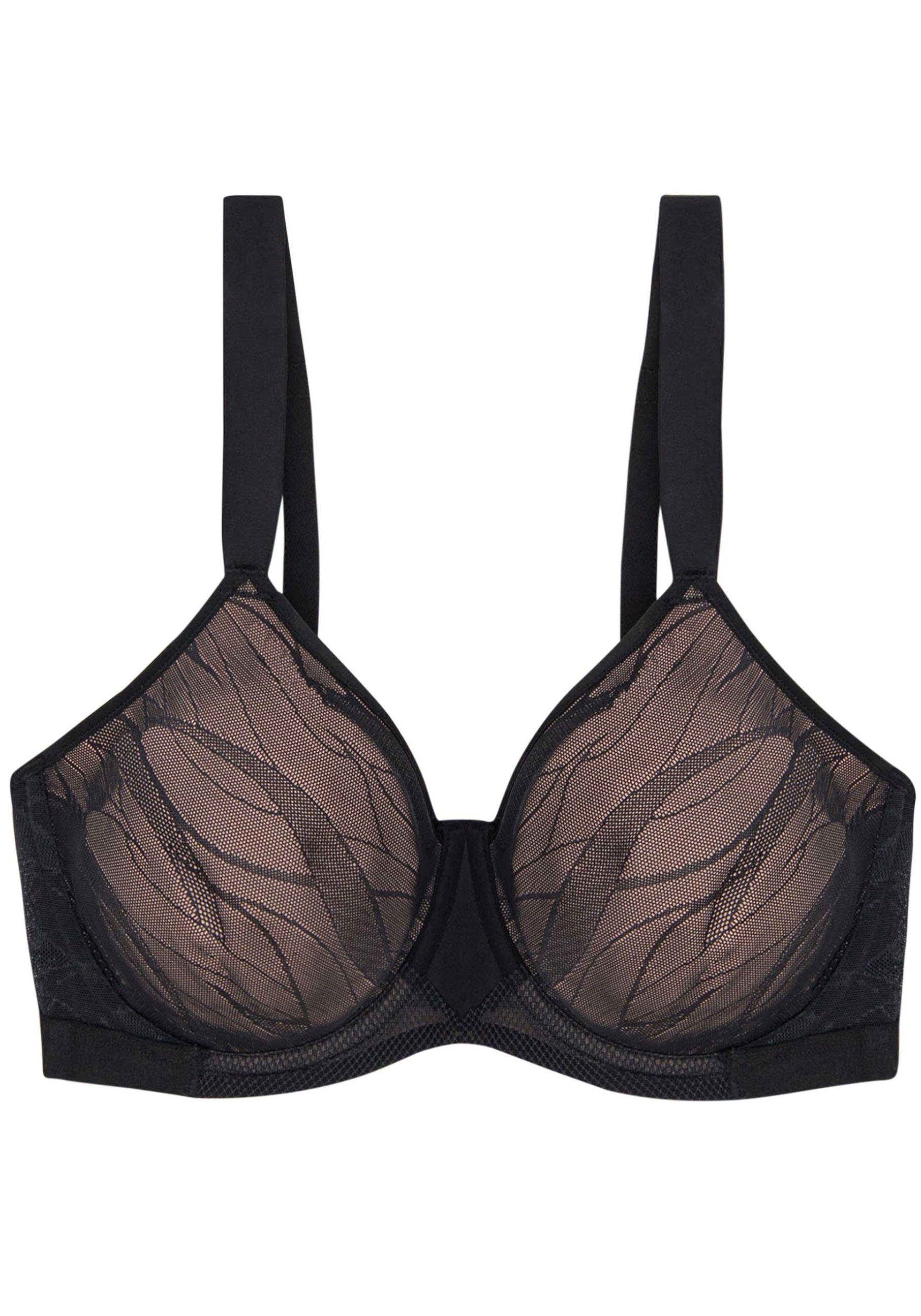 Triumph Minimizer-bh Airy Sensation W01 maakt de borst optisch kleiner met een cupmaat
