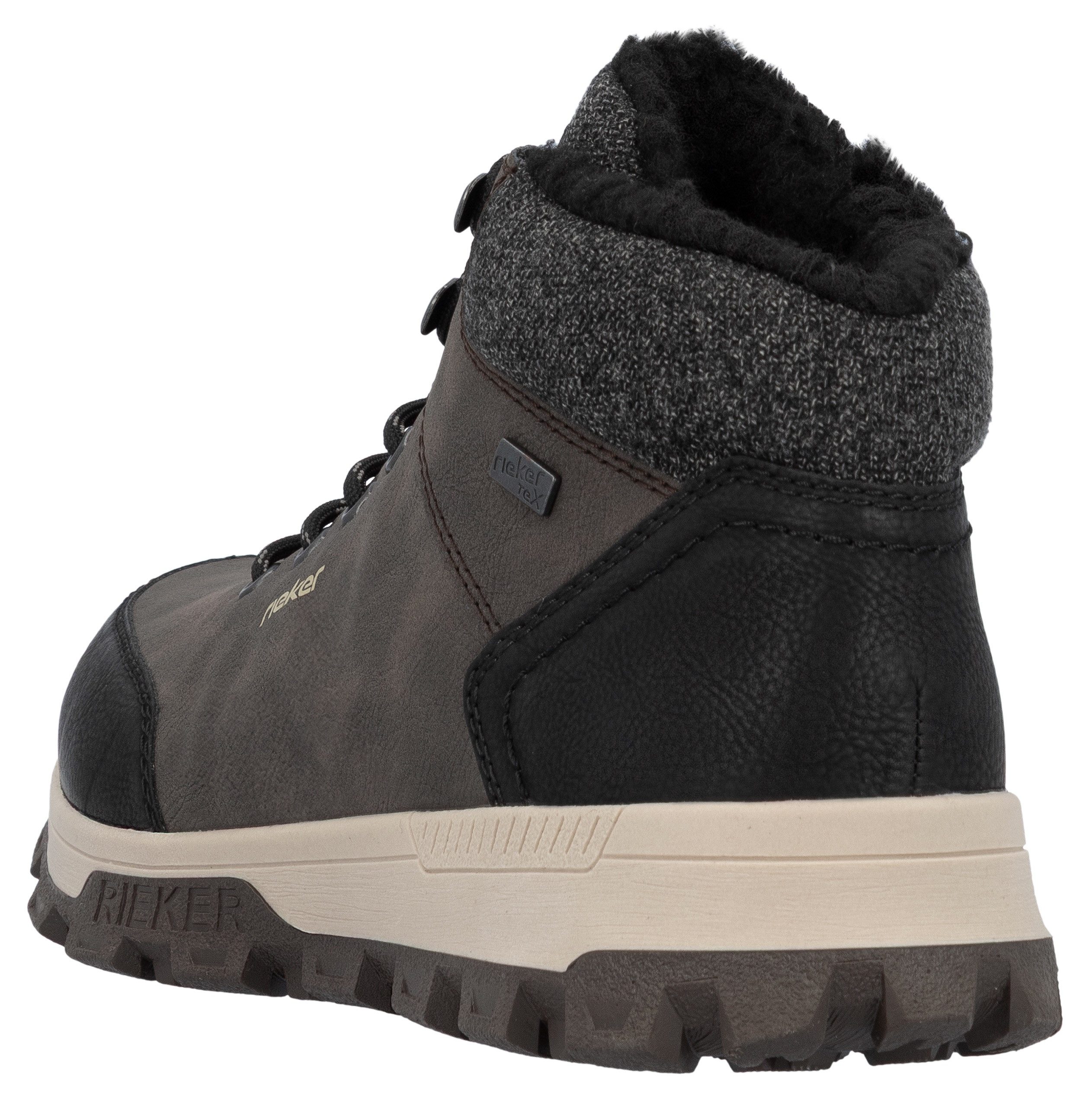 Rieker Winterlaarzen met comfortabele softfoam-binnenzool, vrijetijdsschoen, veterschoen