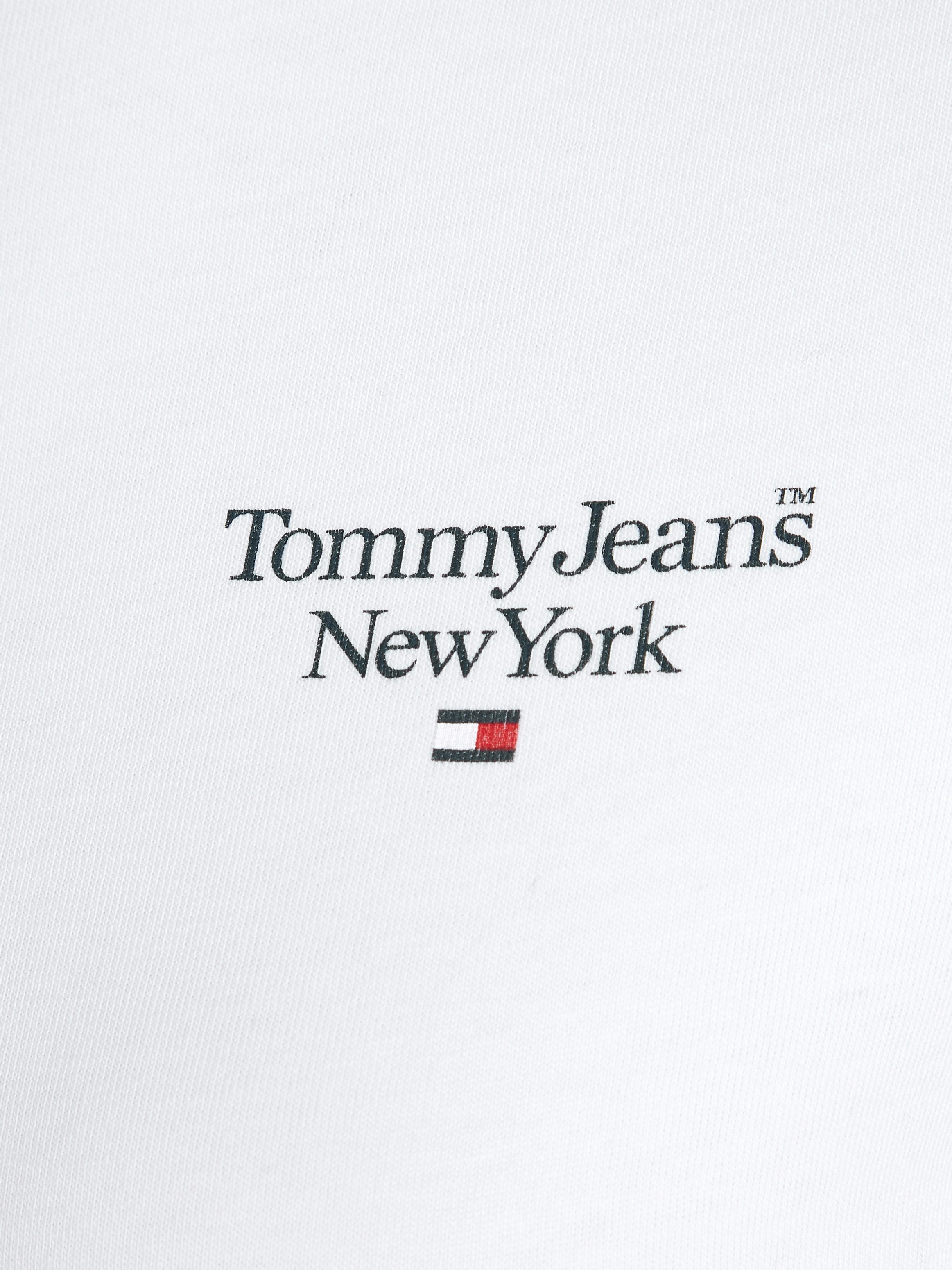 Tommy Jeans Curve T-shirt TJW SLIM ESSENTIAL LOGO 2 LS EXT in grote maten met logo-opschrift
