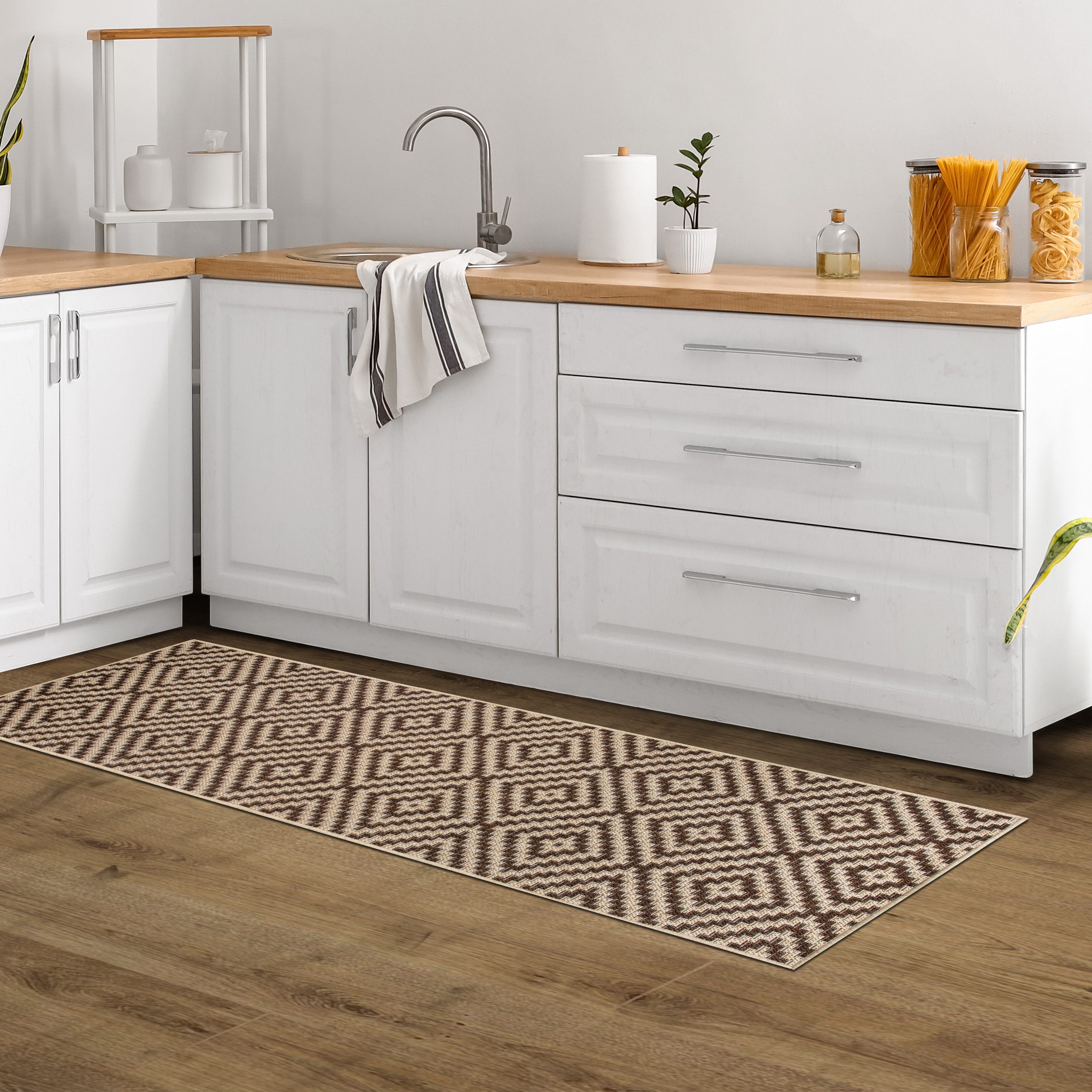 my home Vloerkleed Cordoba is ook als loper verkrijgbaar Geschikt voor binnen en buiten, sisal-look, weerbestendig & uv-bestendig, boho