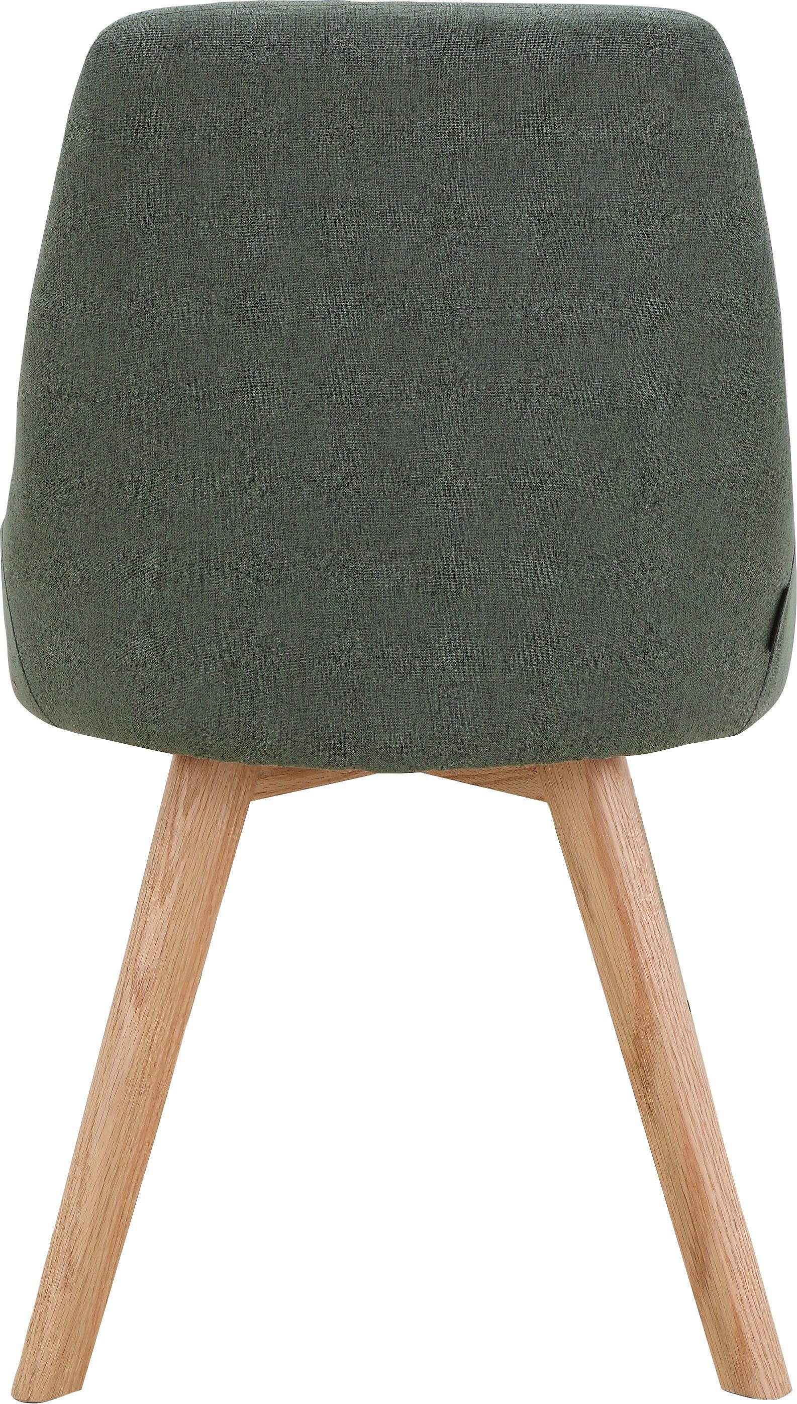 INOSIGN Eetkamerstoel Dilla, TOPSELLER! in sets van 1 en 2, bekleding van geweven stof, zithoogte 48 cm, keukenstoel