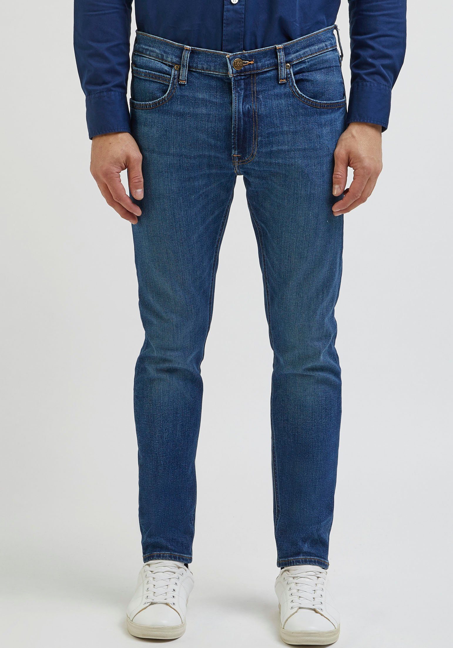 Lee Tapered jeans Luke heren tapered jeans maat 40 blauw