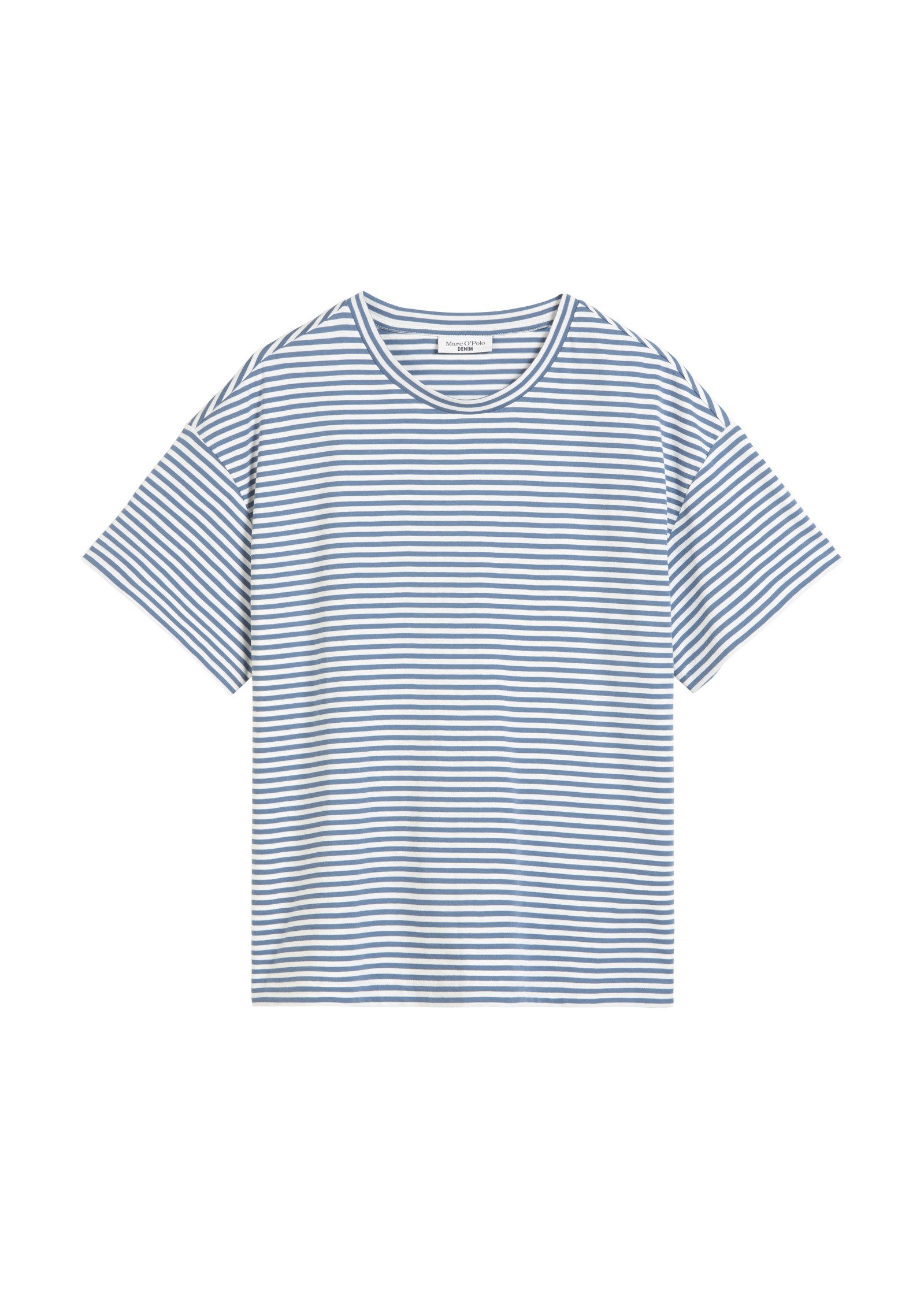 Marc O'Polo DENIM T-shirt gestreept, ronde hals, relaxed fit
