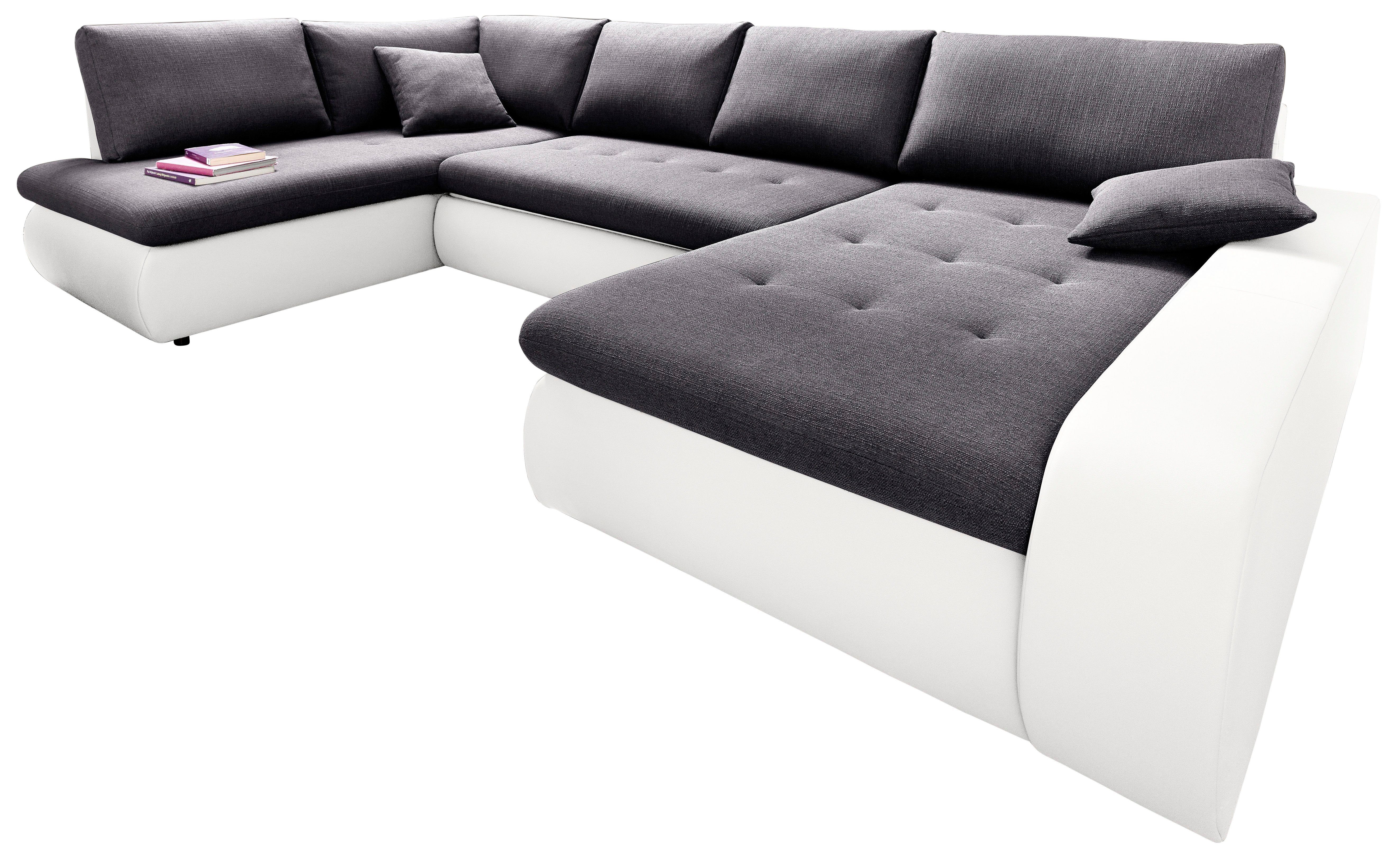 TRENDMANUFAKTUR Zithoek Indie, geweldig zitcomfort, uitgebreide detailafwerking, U-vorm
