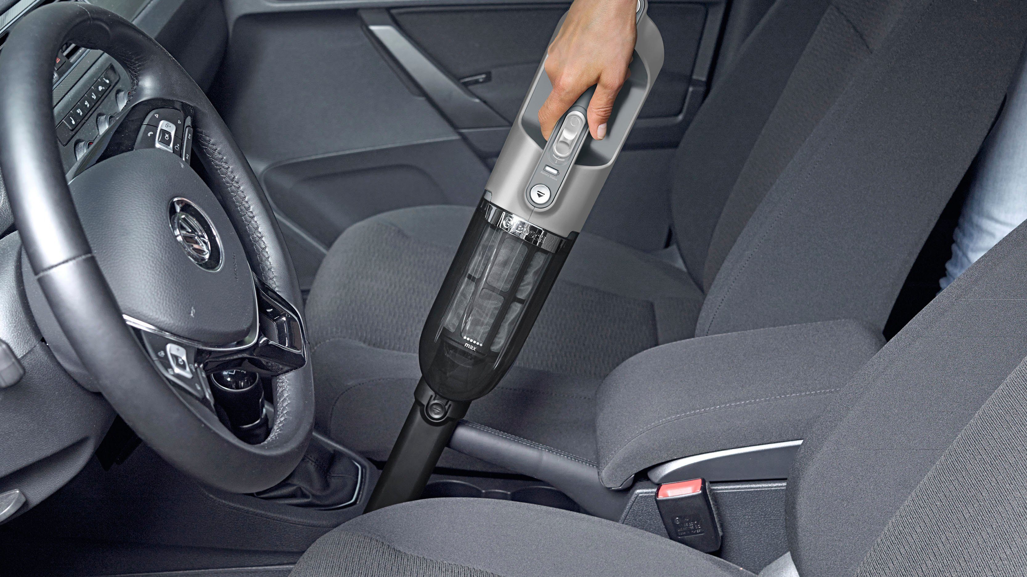 BOSCH Accu-kruimeldief en -stofzuiger Flexxo Gen 2 serie 4 BBH3K2801 28 v, elektrisch mondstuk met led, geïntegreerde accessoires, zilver