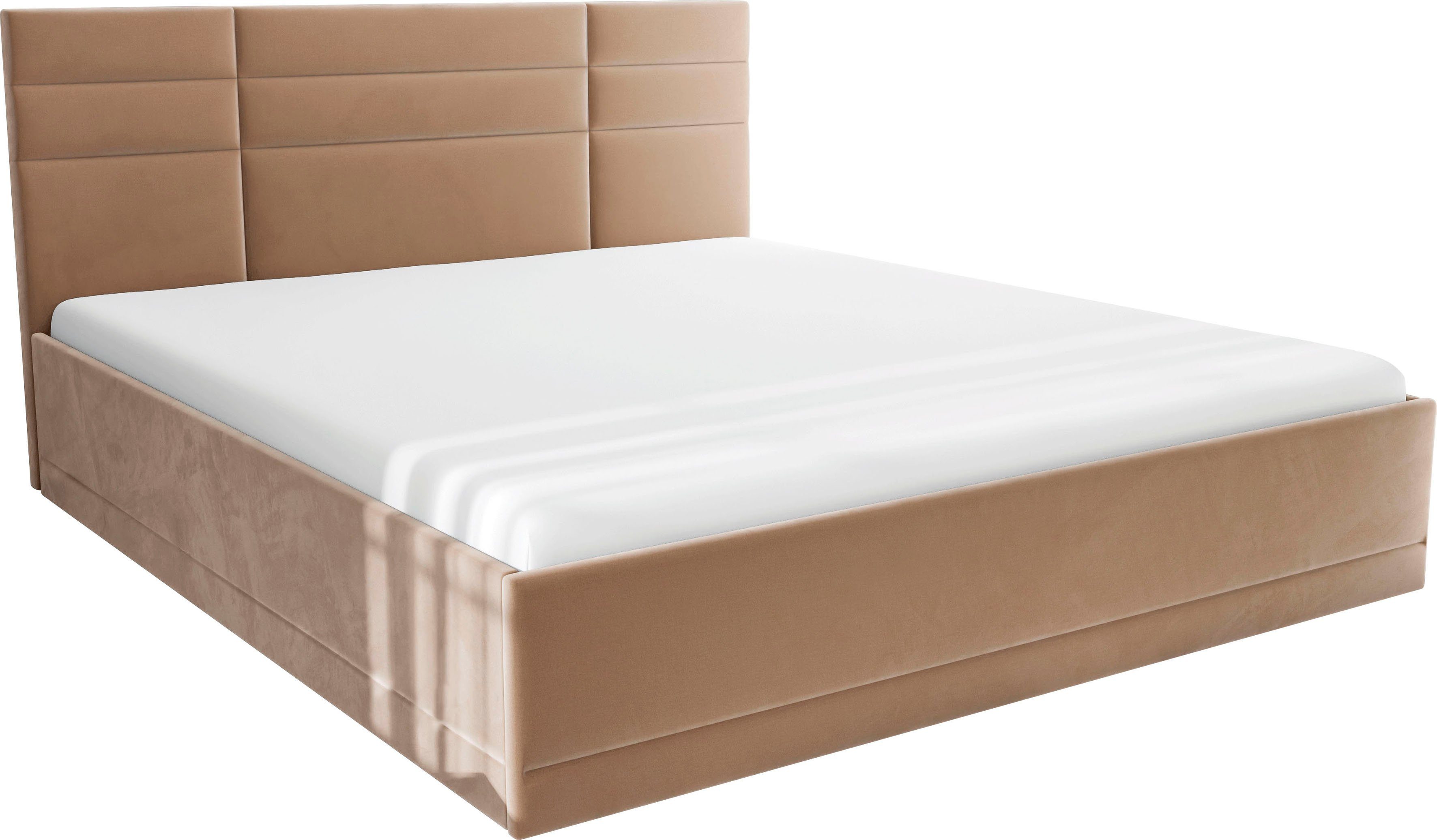 Westfalia Polsterbetten Gestoffeerd bed Praag keuze uit 3 matrastypes, met of zonder bedlade