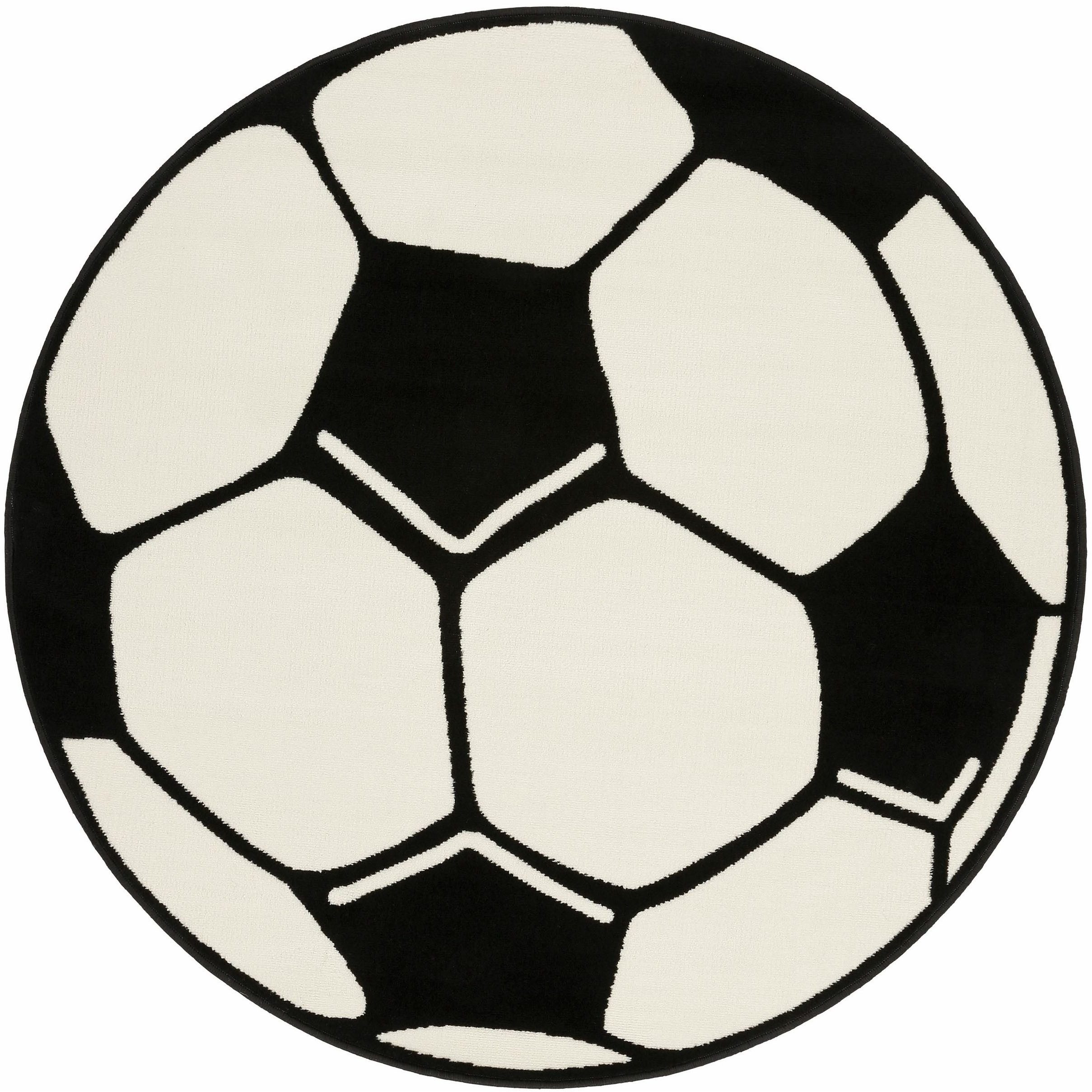 ECOREPUBLIC HOME Geweven kinder-karpet Voetbal