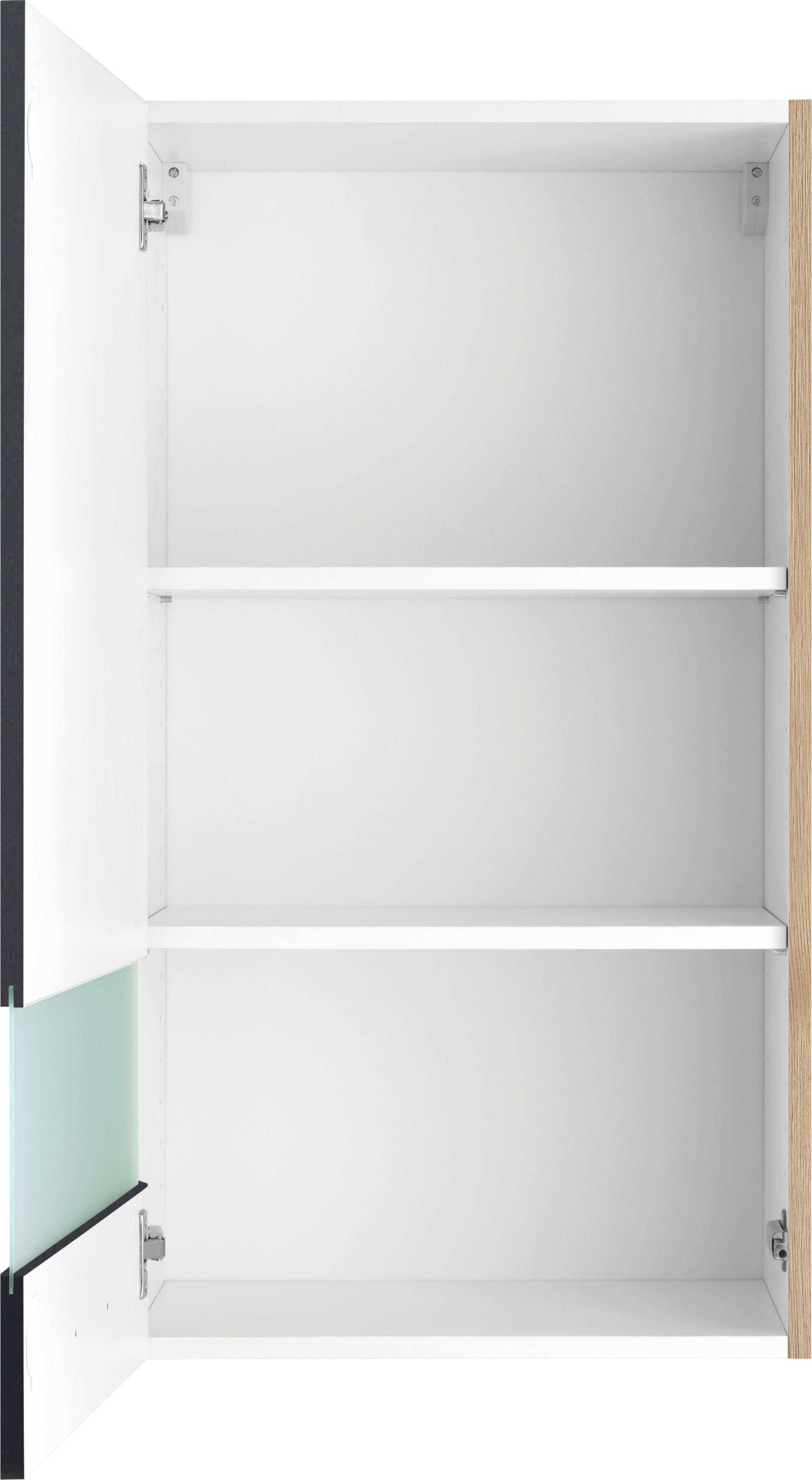 OPTIFIT Hangend kastje met glasdeur Roth Breedte 50 cm, 89,6 cm hoog