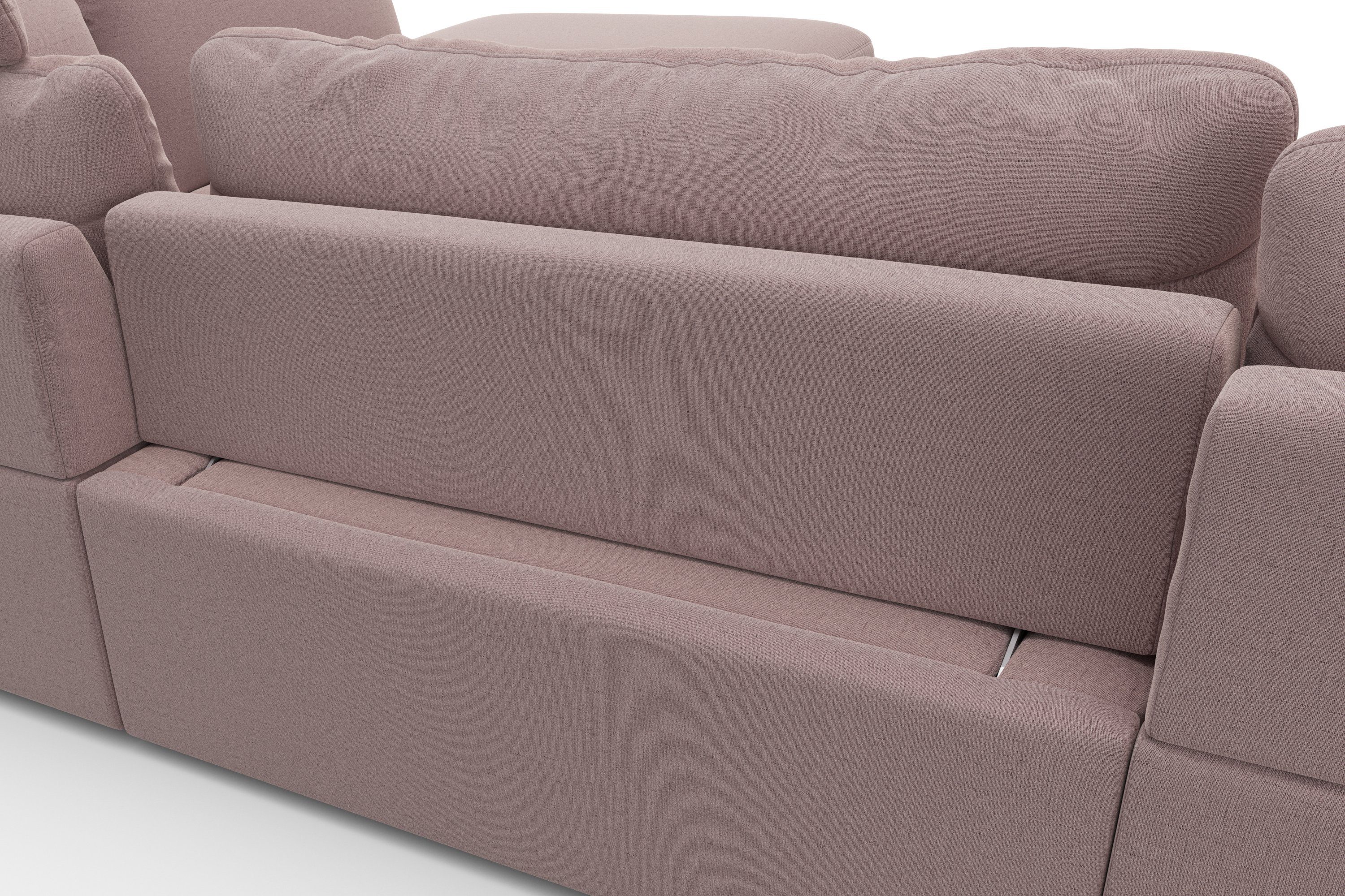 sit&more Hoekbank Cadabra L-vorm Breedte 356 cm, met zitdiepteverstelling