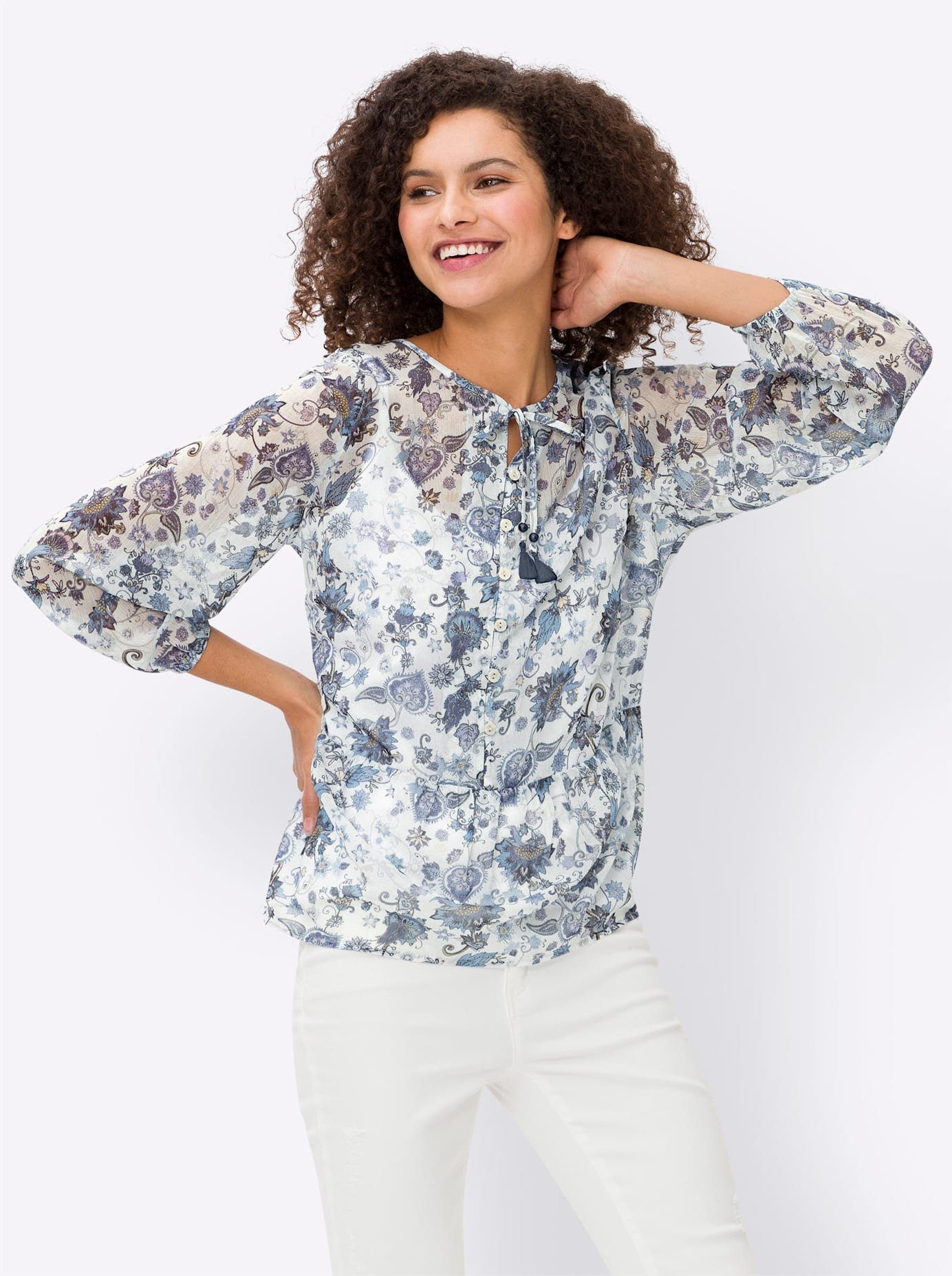 heine Gekreukte blouse