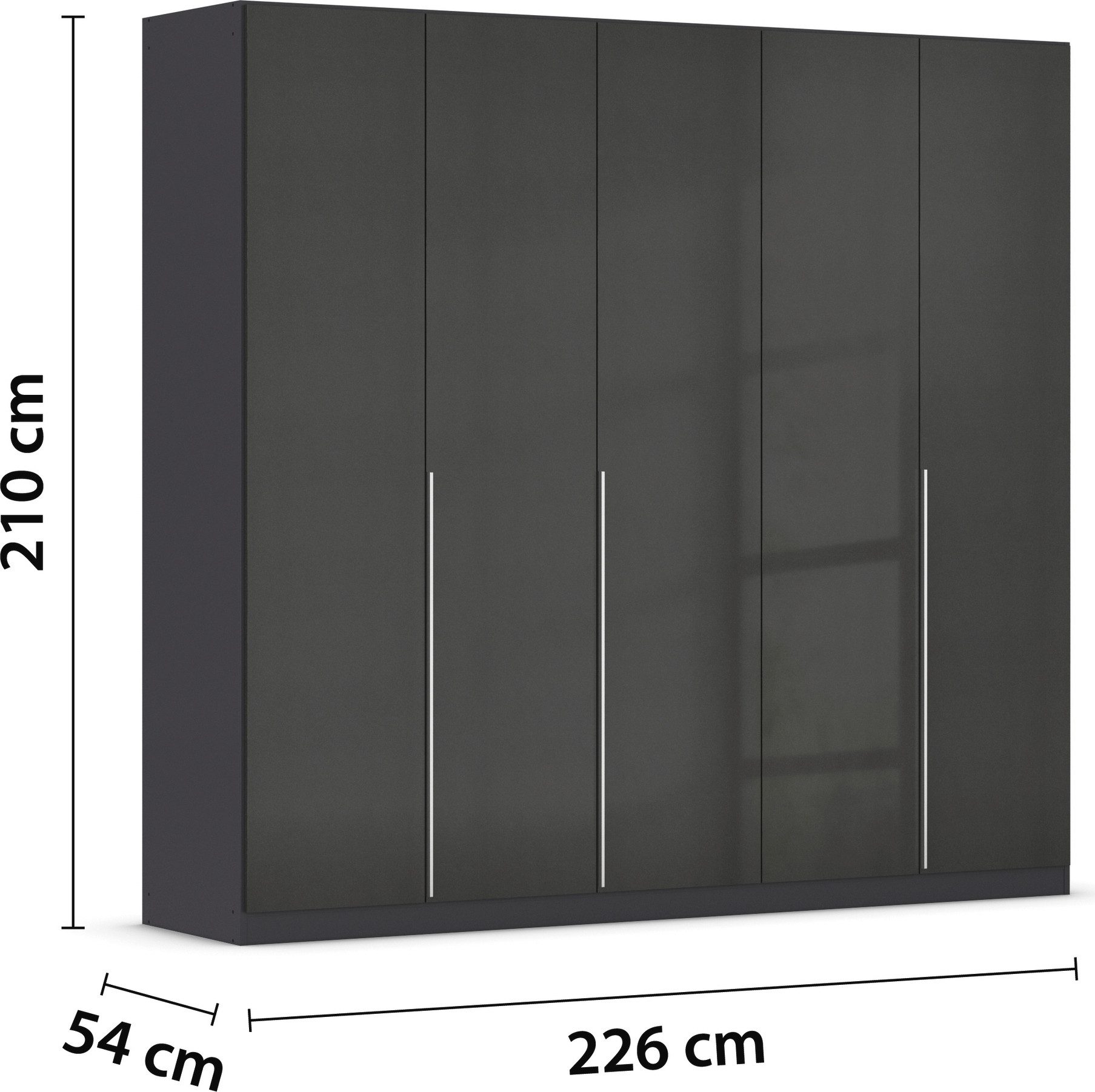 rauch Draaideurkast Kledingkast garderobe AGORDO TOPSELLER slaapkamer doordachte binnenuitrusting, in 7 breedtes en 2 hoogtes made in germany