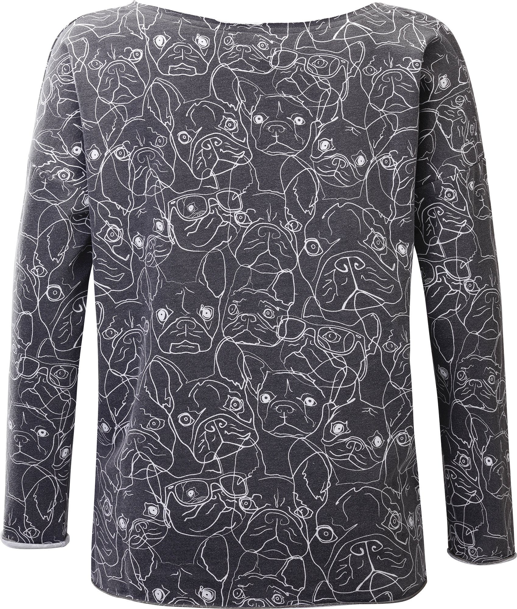 LPO Sweatshirt SWEAT LUMDSEN DAMES modieuze all-over print