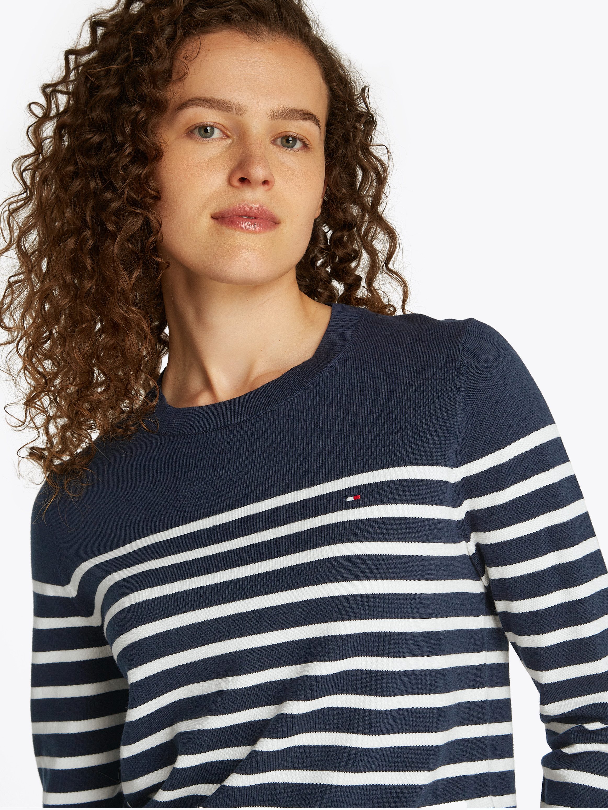 Tommy Hilfiger Trui met ronde hals CO JERSEY STITCH LS C-NK SWT