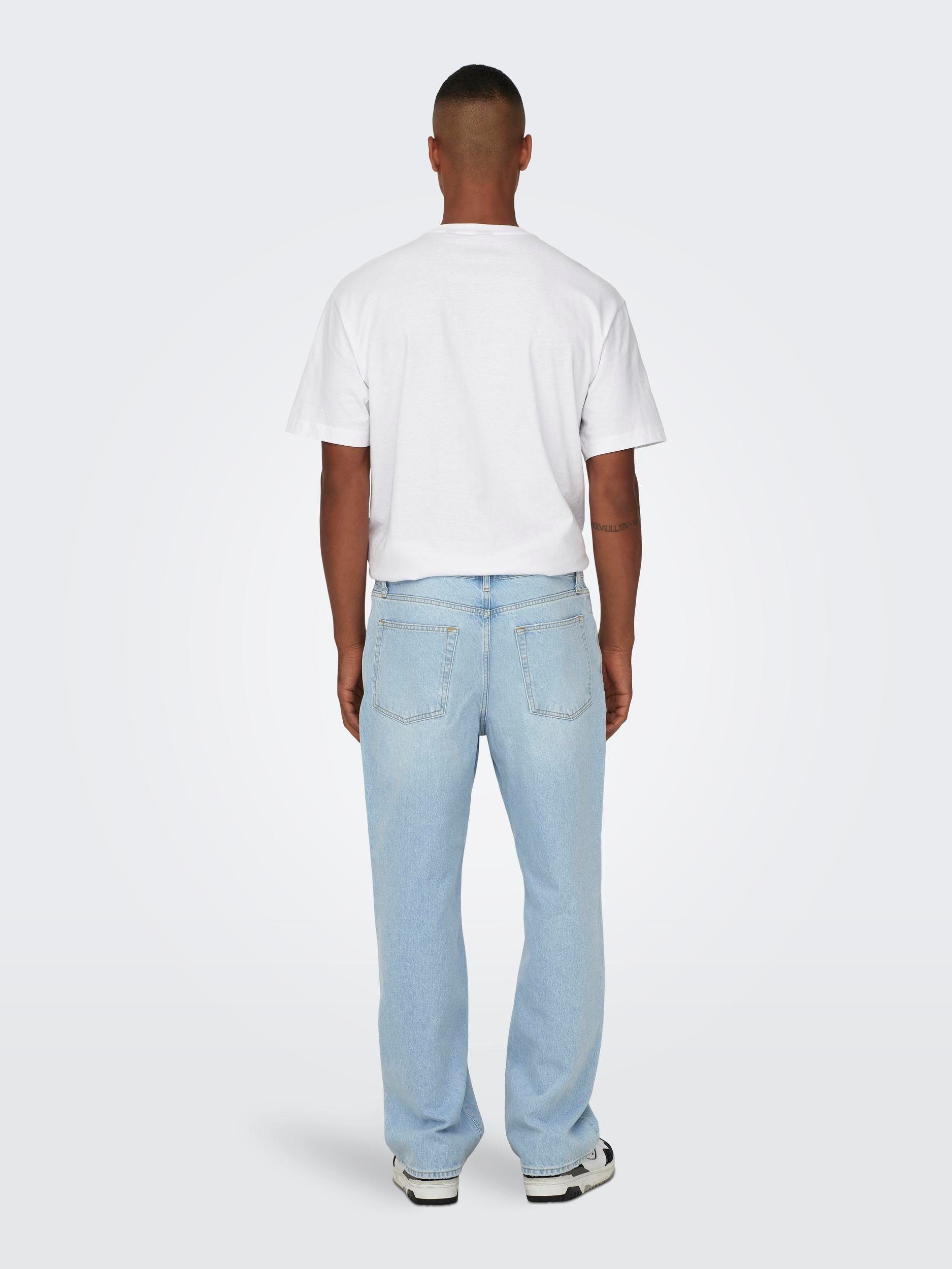 ONLY & SONS Loose fit jeans ONSFADE LOOSE WB 6778 A14 DNM NOOS