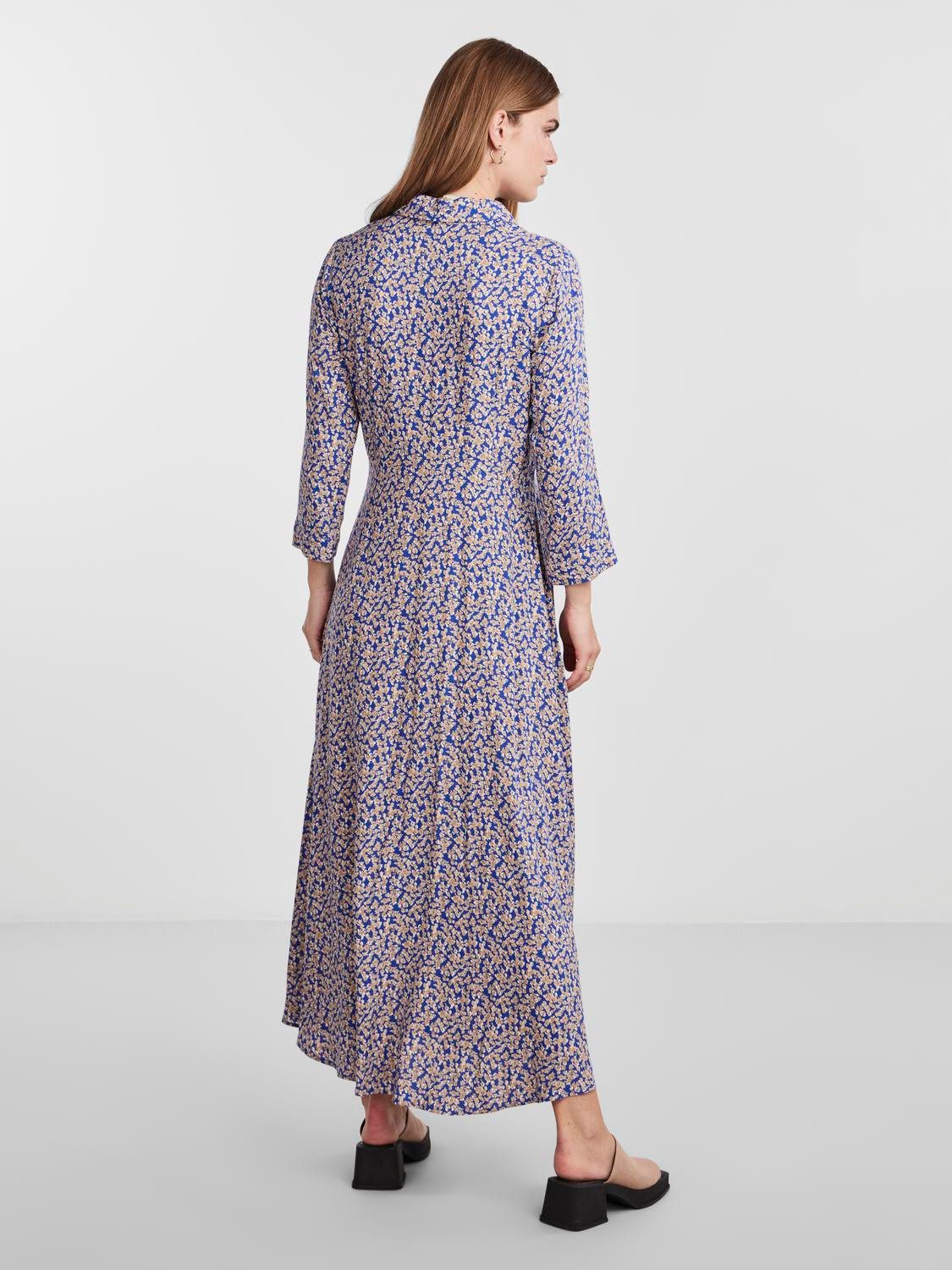 Y.A.S Jurk met overhemdkraag YASSAVANNA LONG SHIRT DRESS