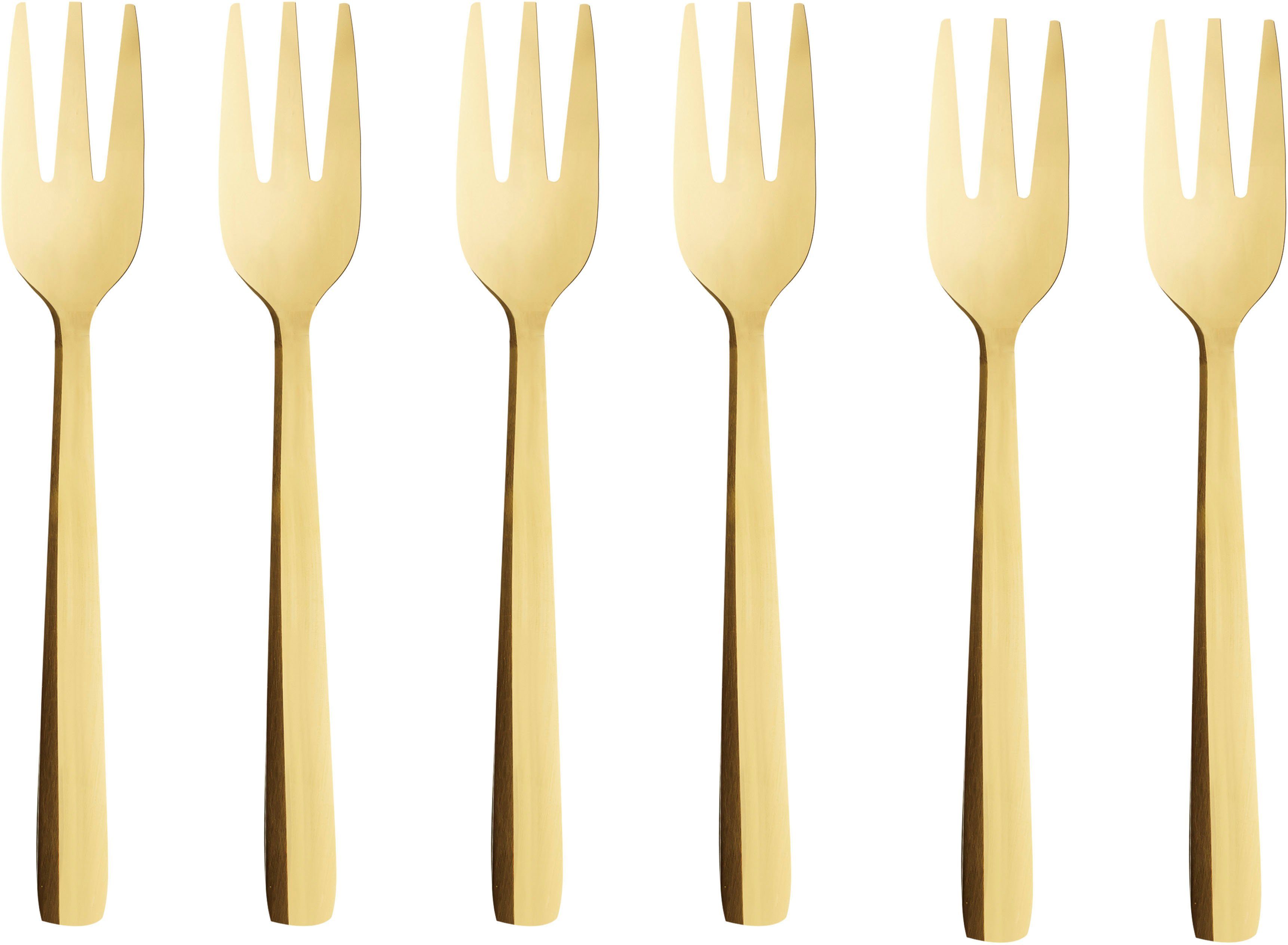 aida RAW Bestekset Raw Taartvorken, PVD-gecoat (set, 6-delig)