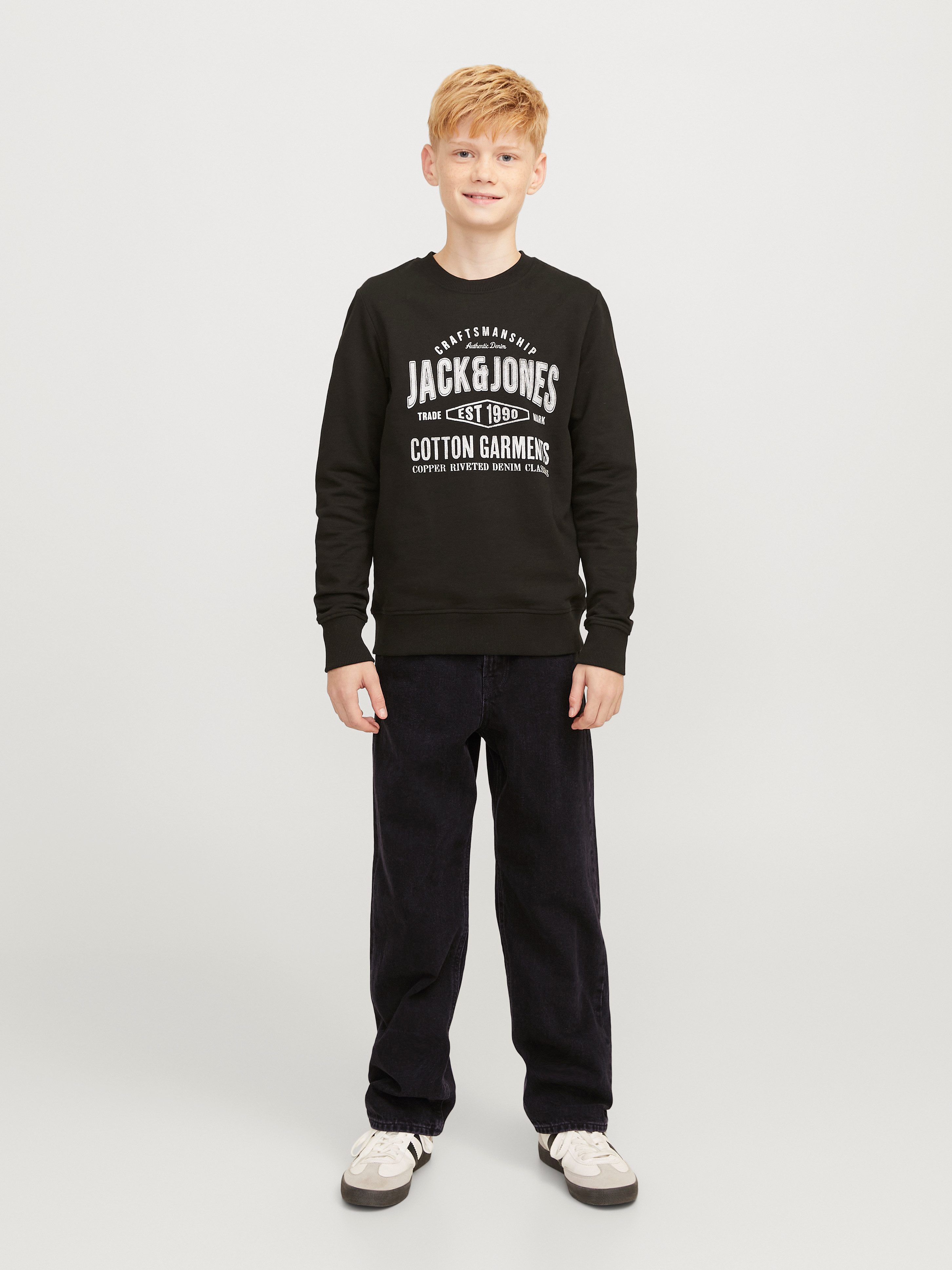 Jack & Jones Junior Loose fit jeans JJICHRIS JJORIGINAL SQ 041 JNR