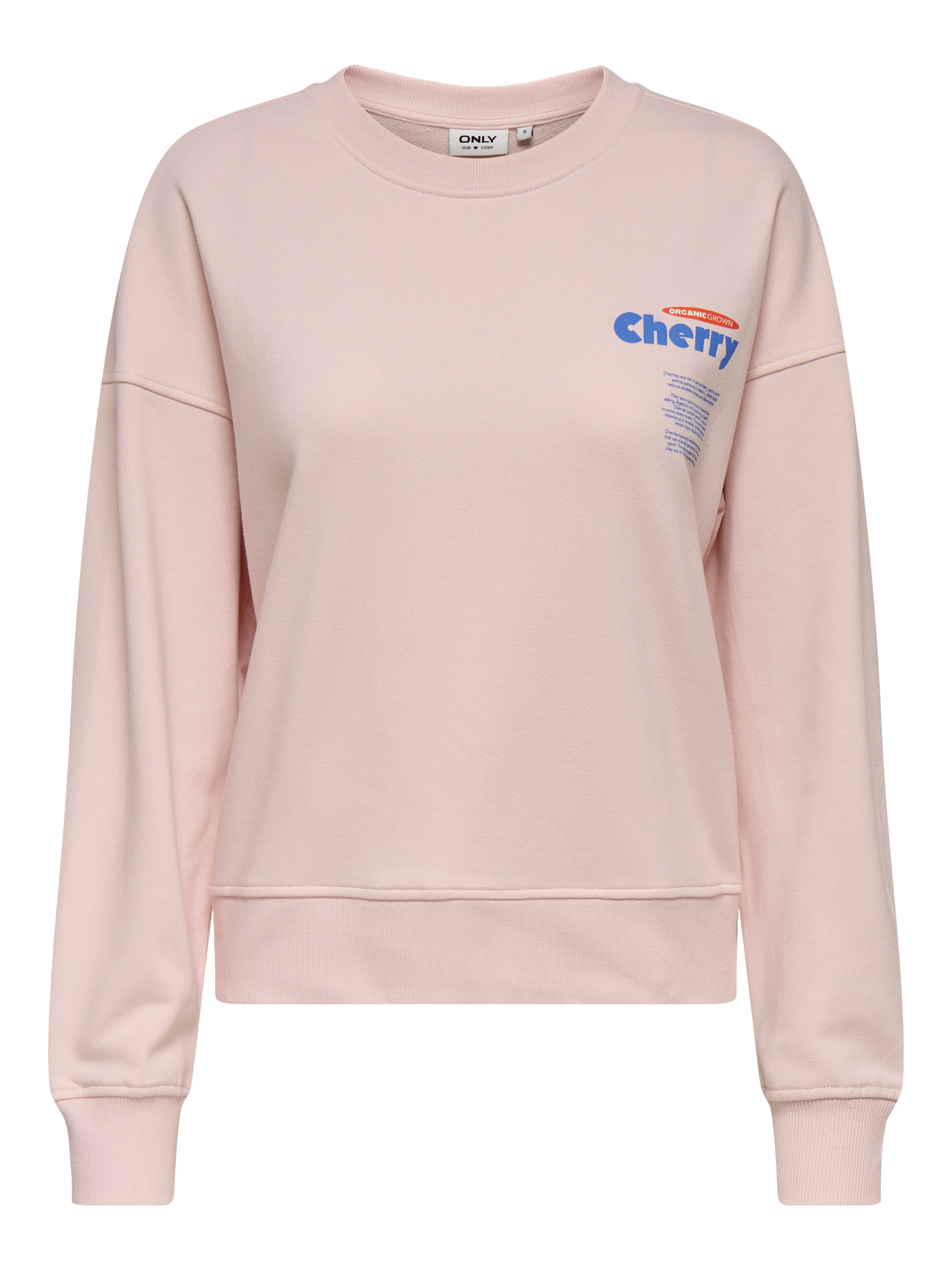 Only Sweatshirt ONLPHILEA L/S FRUIT O-NECK UB SWT