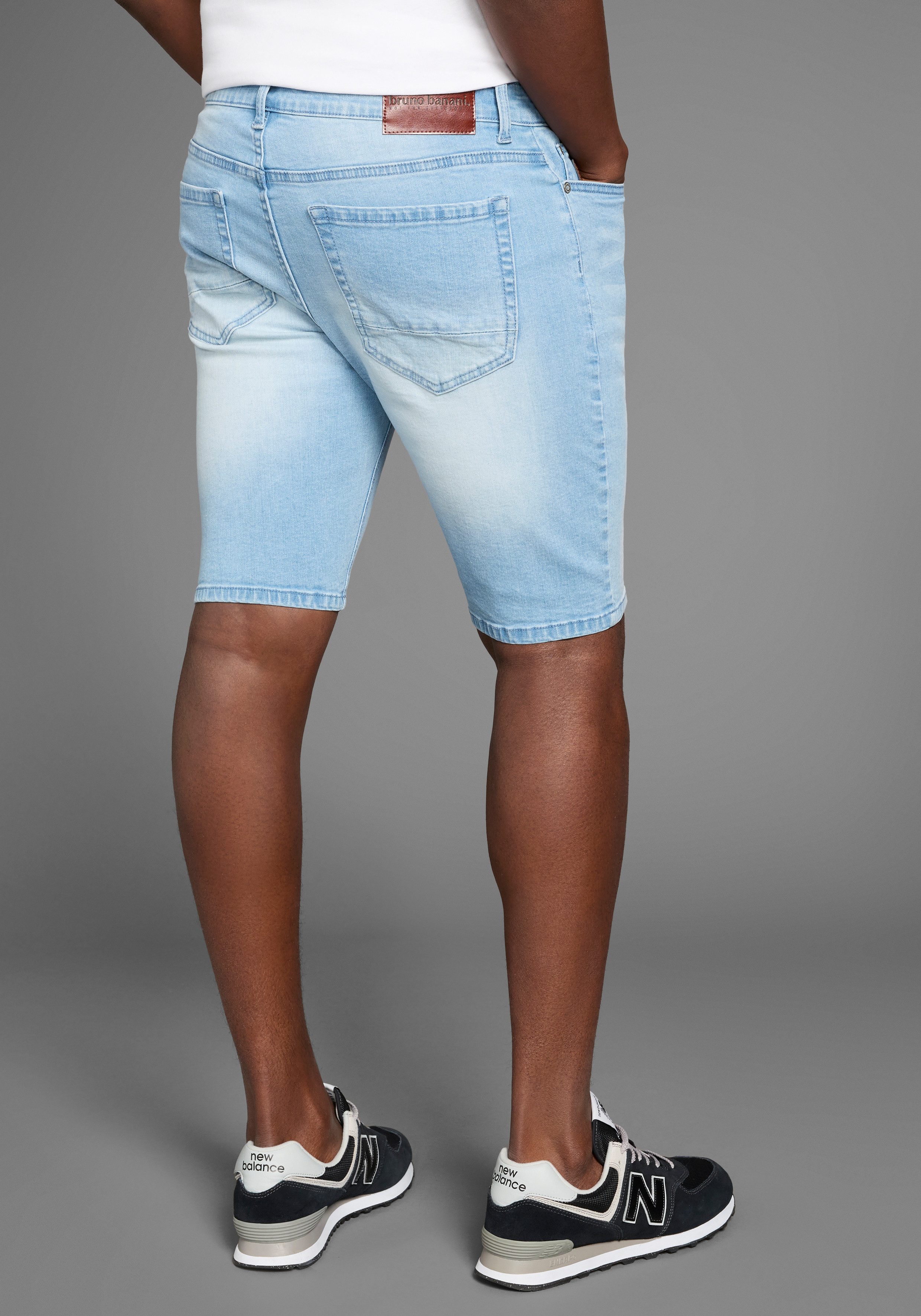 Bruno Banani Jeansshort Hutch-Shorts lage taillehoogte