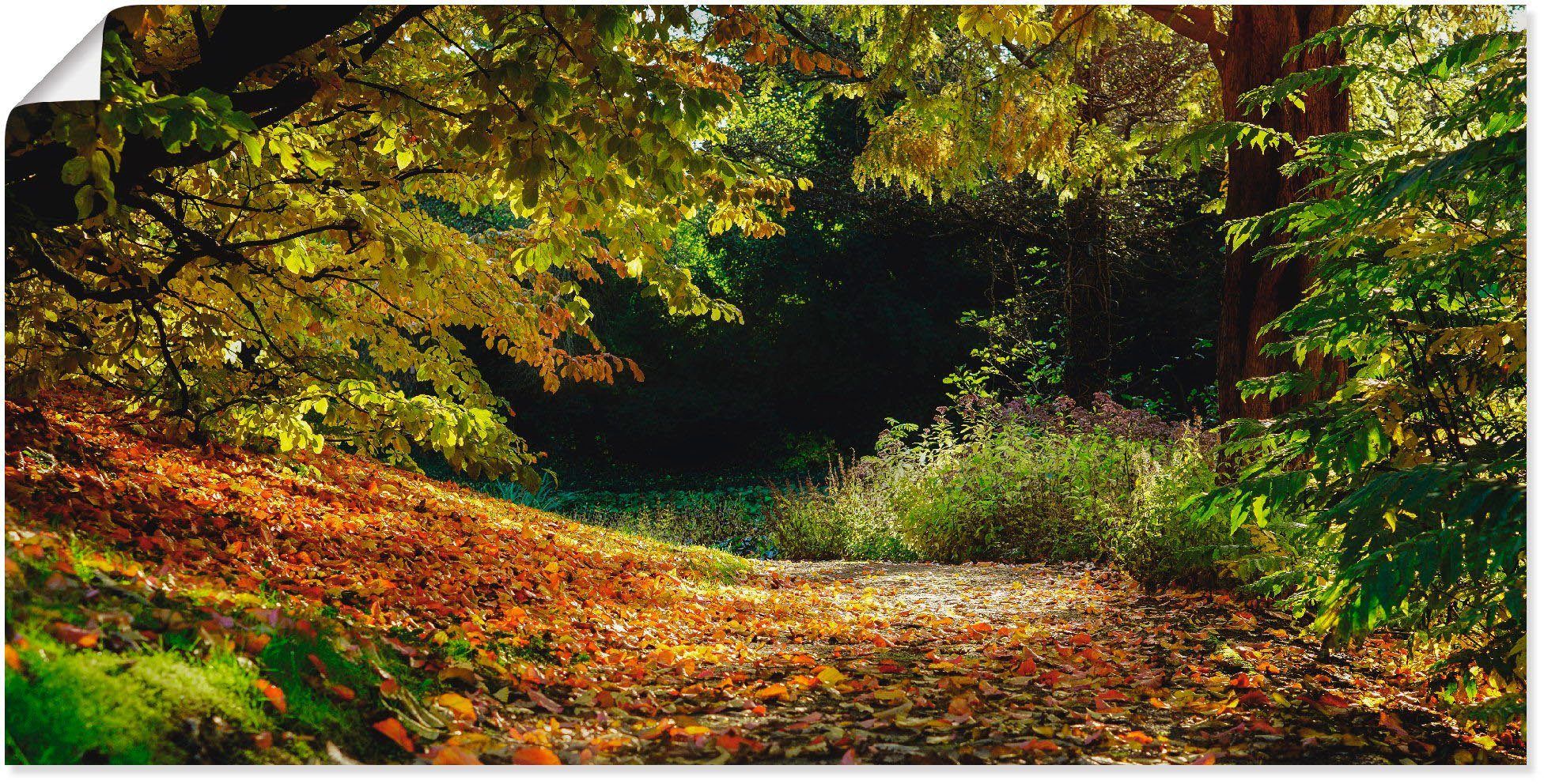 Artland Poster Herfstkleed als artprint op linnen, muursticker of poster in verschillende maten