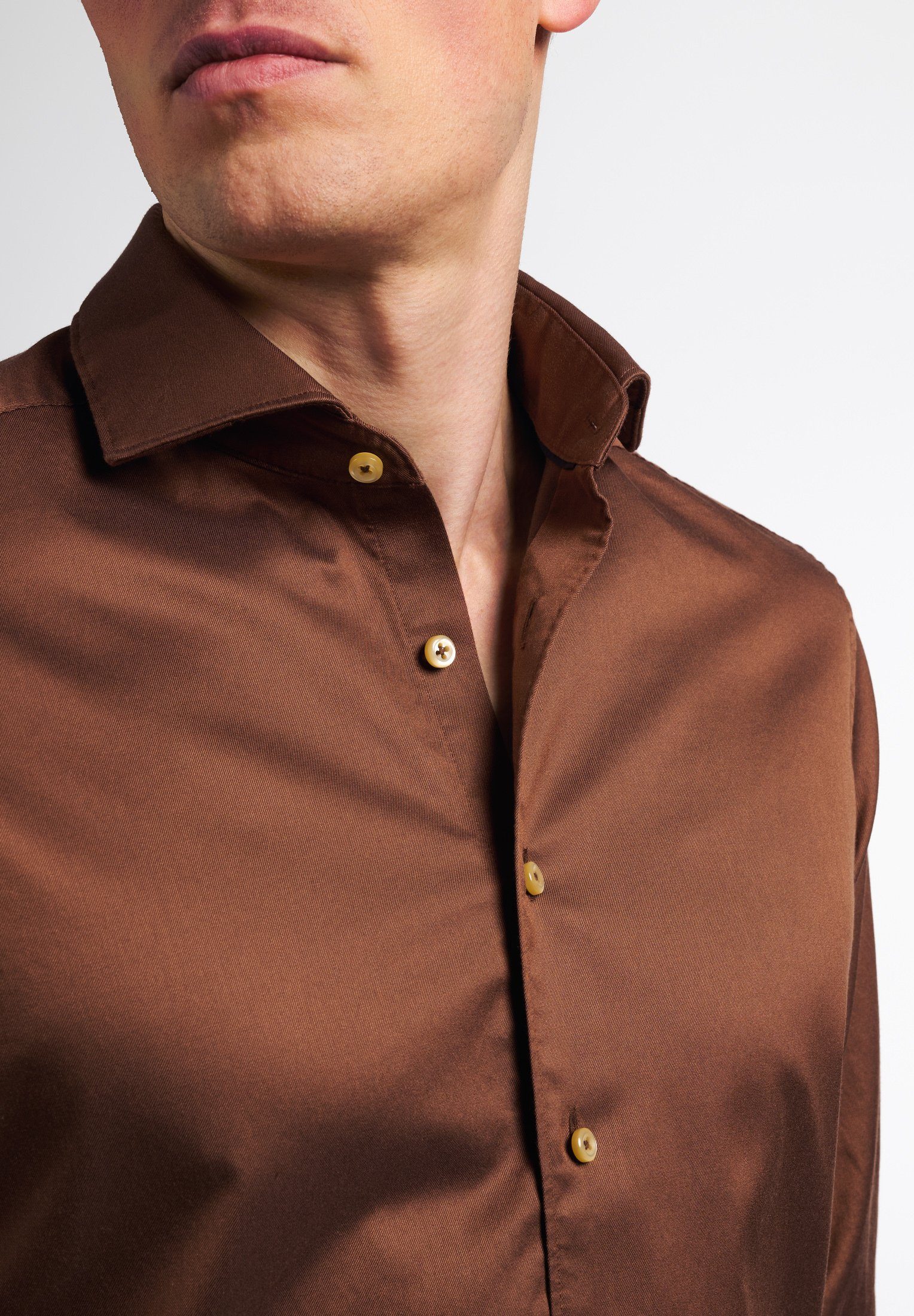 Eterna Overhemd met lange mouwen Slim fit EASY IRON (gemakkelijk te strijken)
