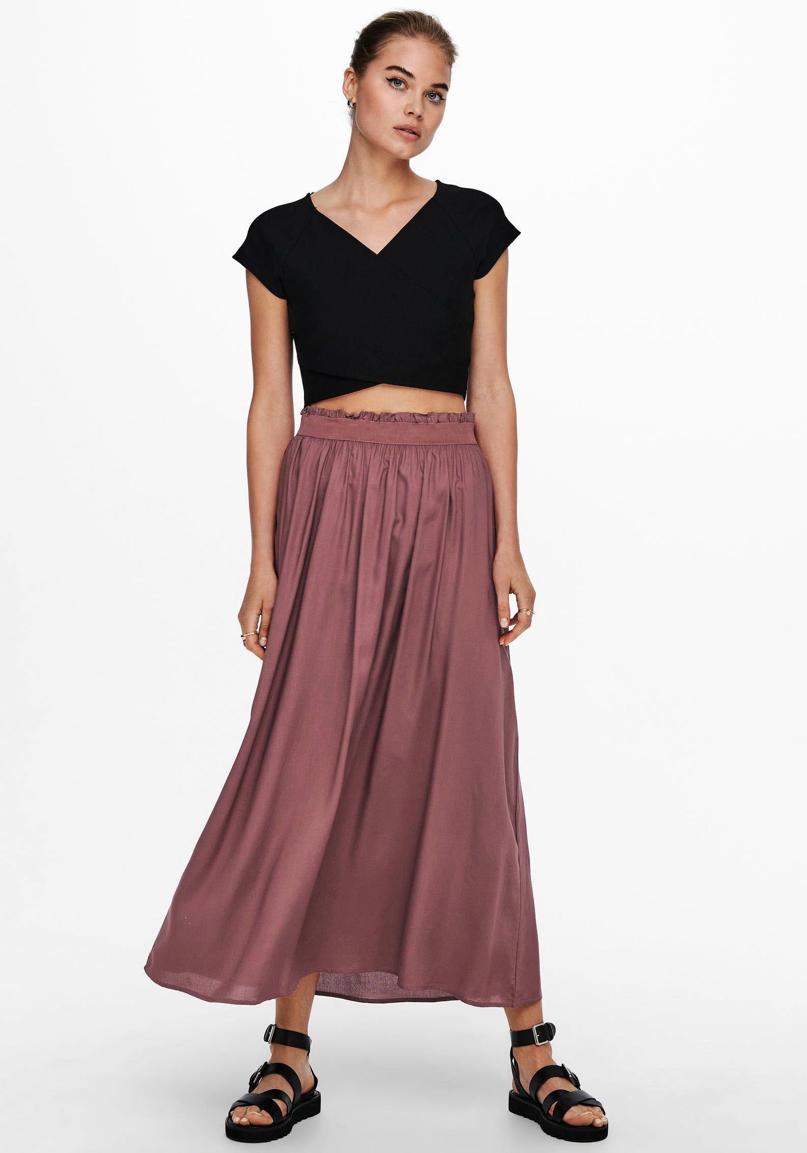 Only Maxirok ONLVENEDIG LIFE LONG SKIRT WVN NOOS