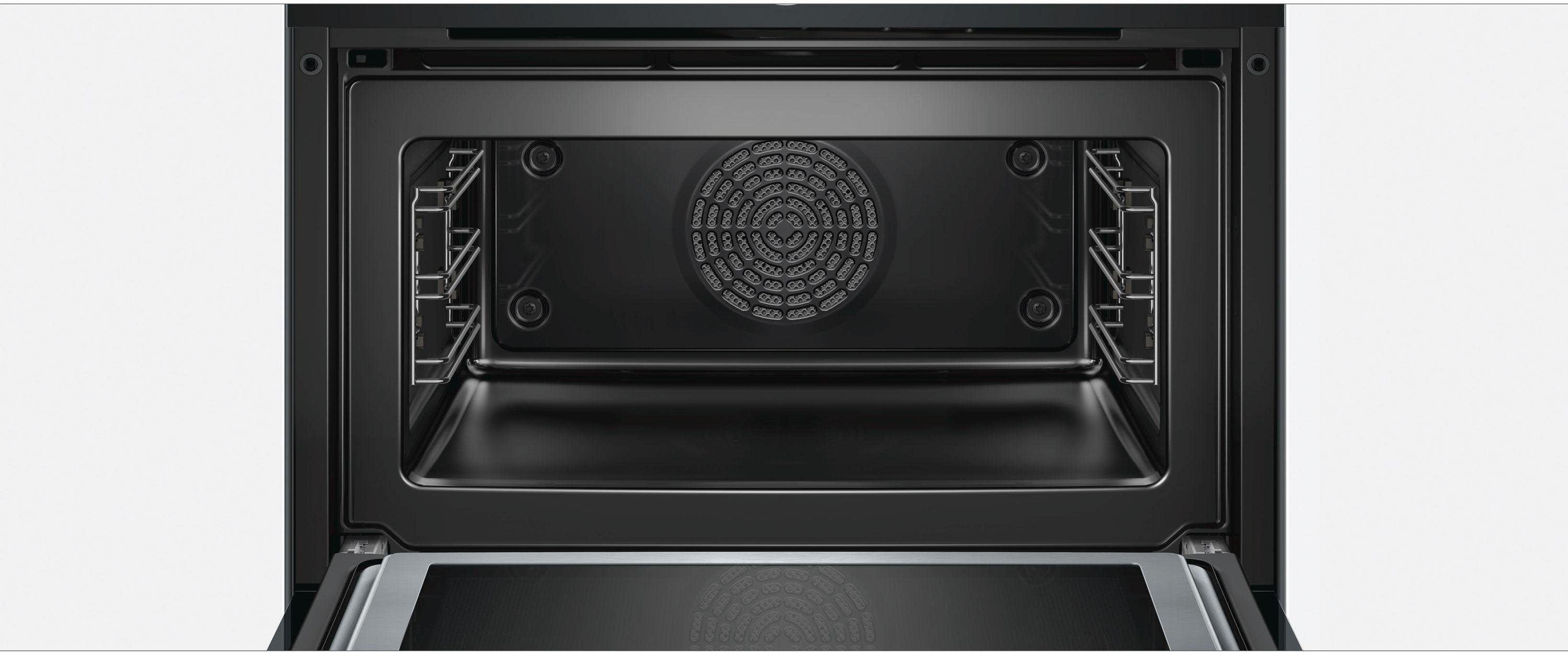 BOSCH Inbouw oven met magnetron CMG633BS1 met automatische programma’s