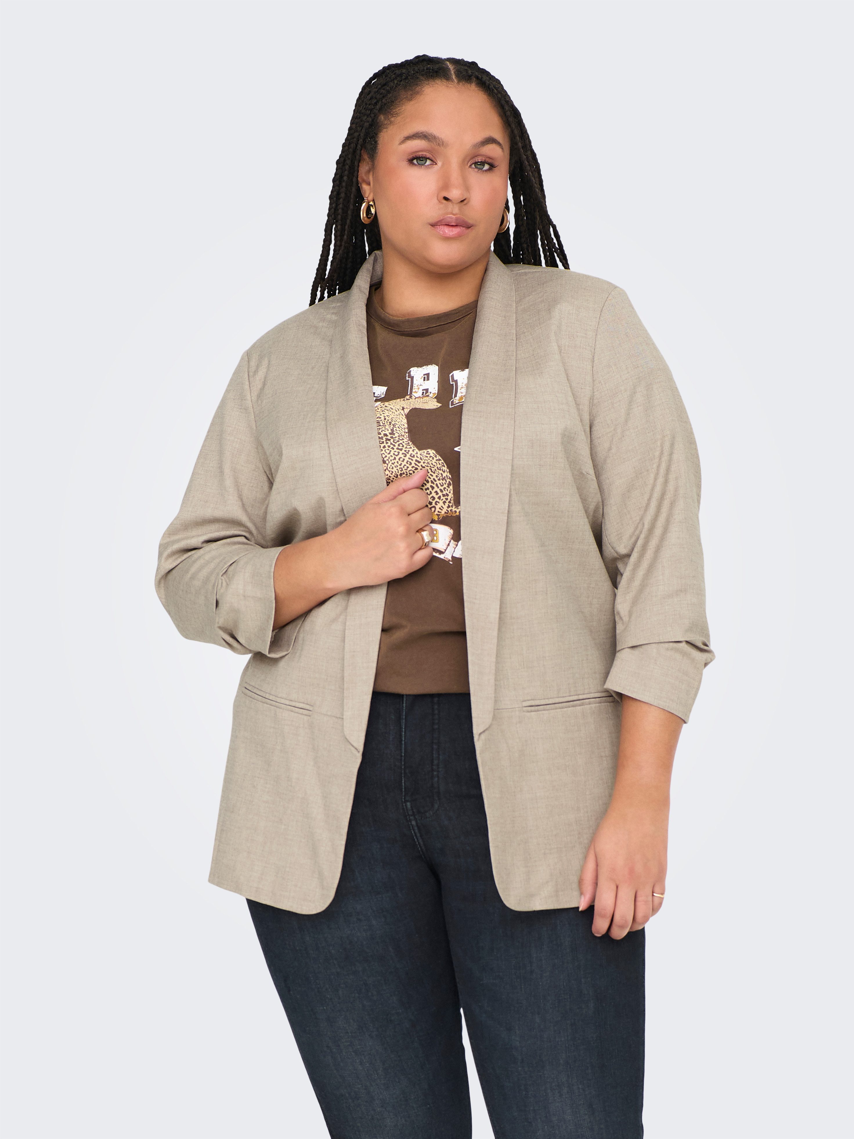 ONLY CARMAKOMA Korte blazer CARELLY 3/4 LIFE BLAZER WVN