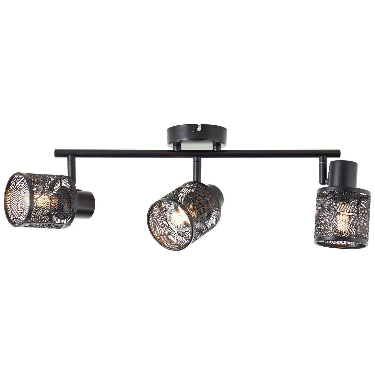 Brilliant Leuchten Plafondspot Bano Retro stijl, kantelbaar, dimbaar, 20 cm hoogte 52 cm breed - E14 fitting (1 stuk)