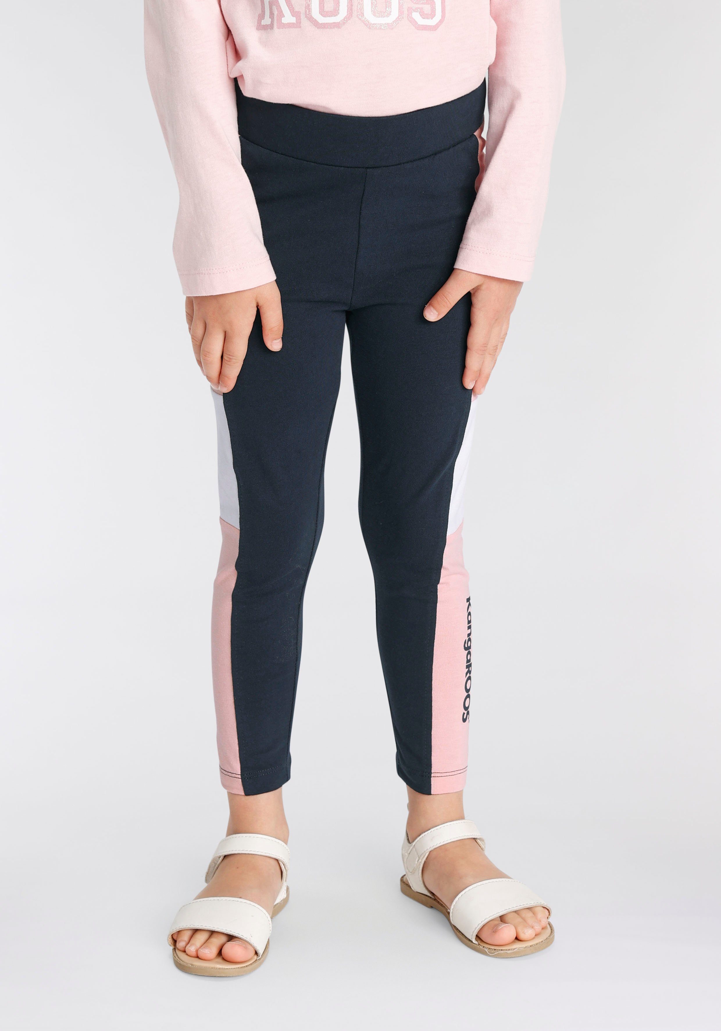 KangaROOS Legging Colorblocking leggings voor kleine meisjes