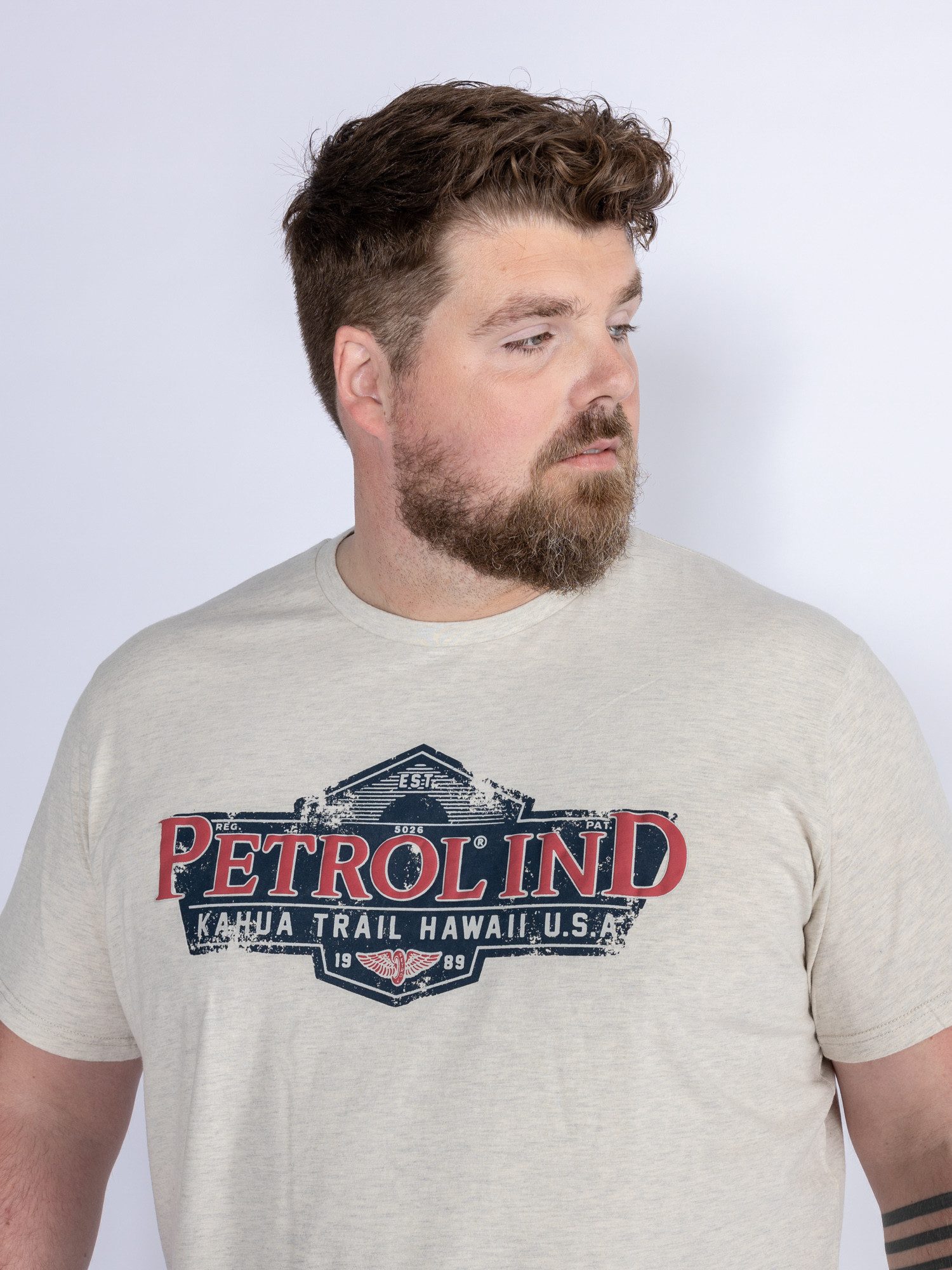 Petrol Industries T-shirt Men T-Shirt LS Classic Print