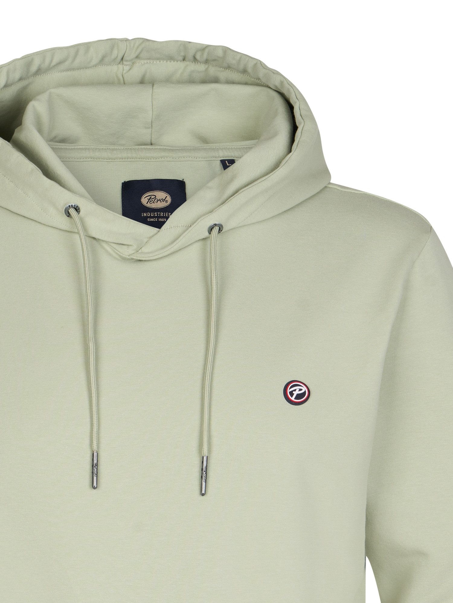 Petrol Industries Hoodie met geborduurd logo