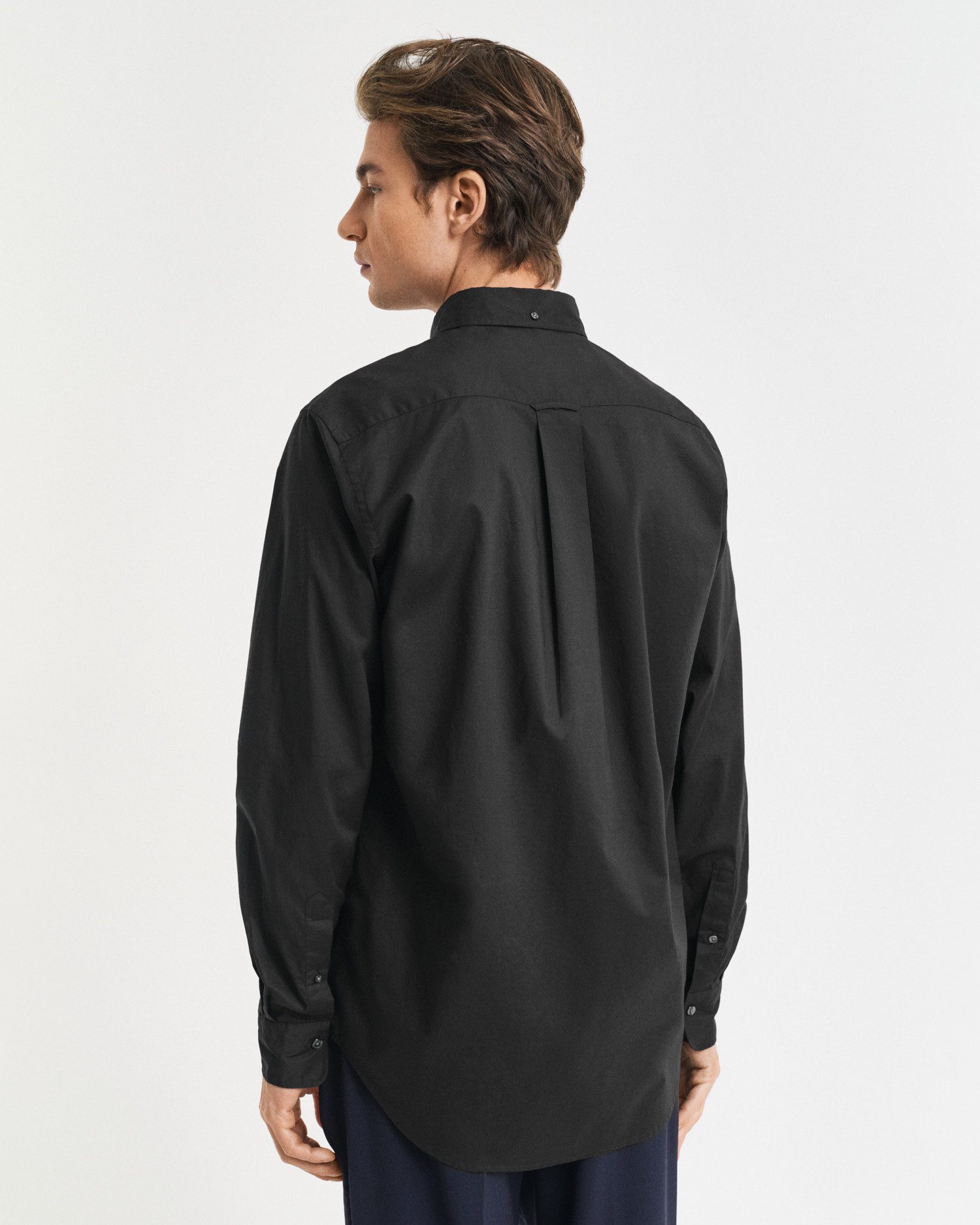 Gant Overhemd met lange mouwen Regular fit poplin overhemd licht slijtvast easy care