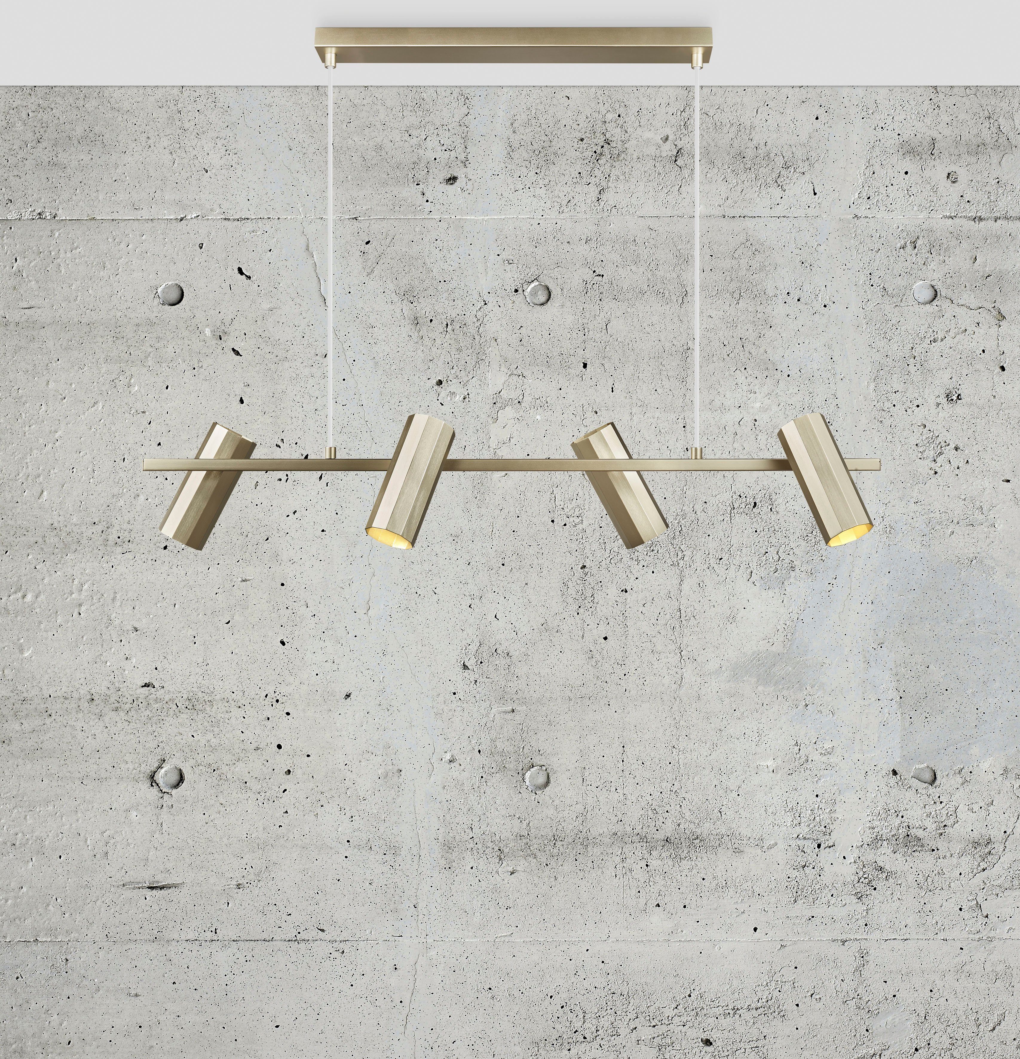 Nordlux Hanglamp Alanis Minimalistisch ontwerp, 10-zijdig profiel, matzwart (1 stuk)
