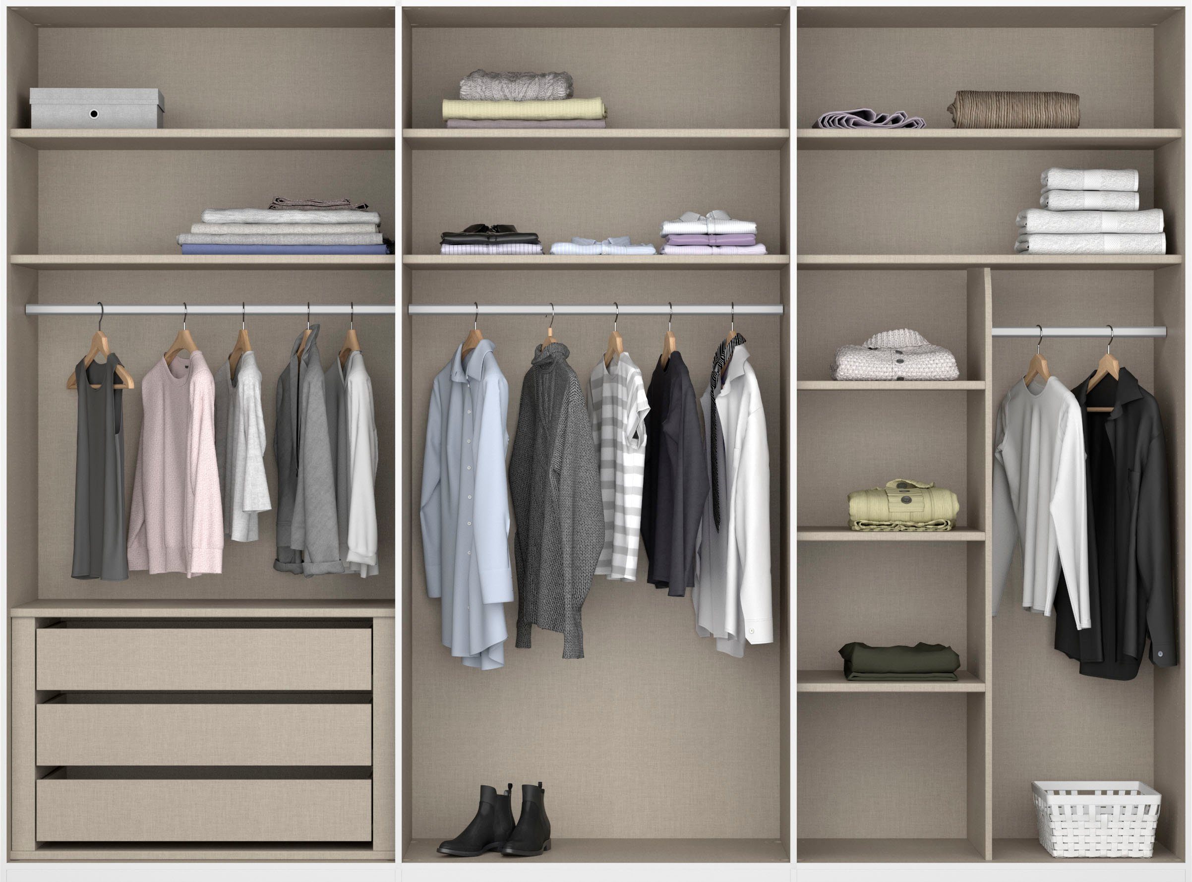 rauch Draaideurkast Kledingkast kast garderobe linnenkast PURISMA in eenvoudige