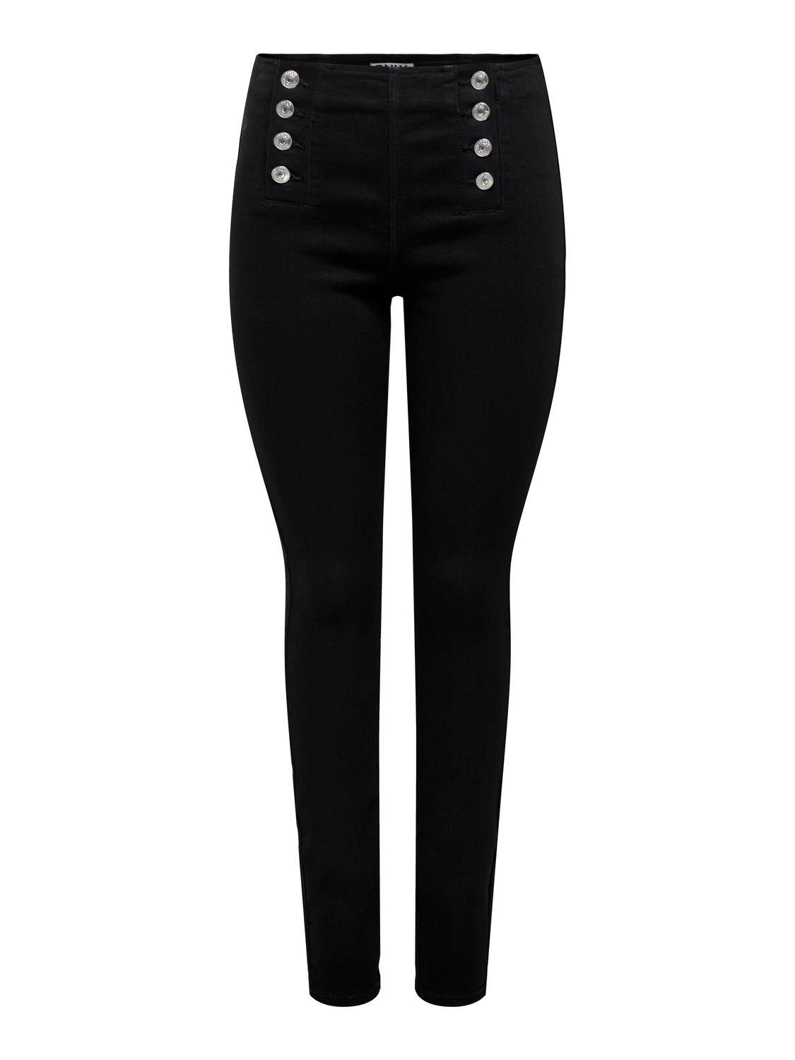 Only Skinny fit jeans ONLDAISY HW BUTTON SKINNY DNM