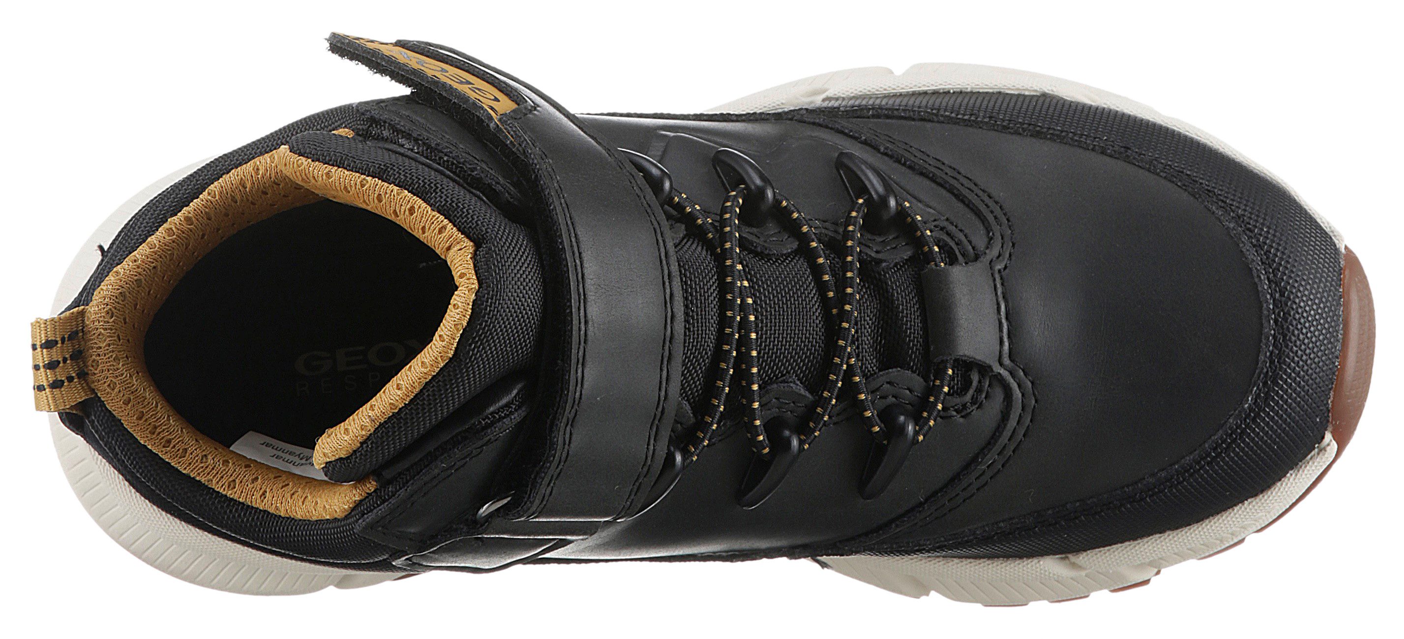 Geox Winterlaarzen J FLEXYPER PLUS BOY ABX high top sneaker, veterschoenen met waterafstotende tex-uitrusting