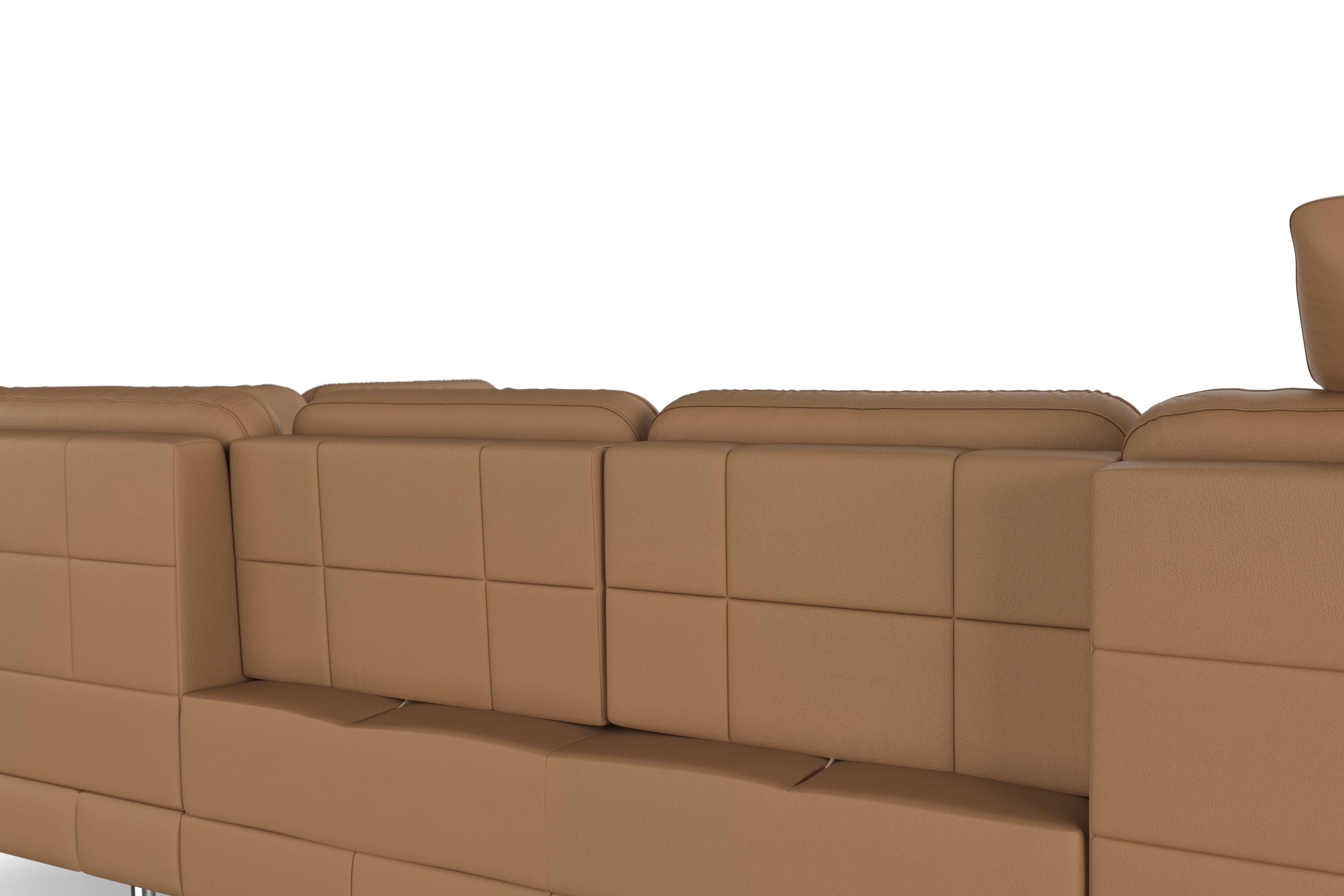 sit&more Zithoek Bendigo U-vorm inclusief zitdiepteverstelling, bodemvrijheid 15 cm, in 2 pootkleuren