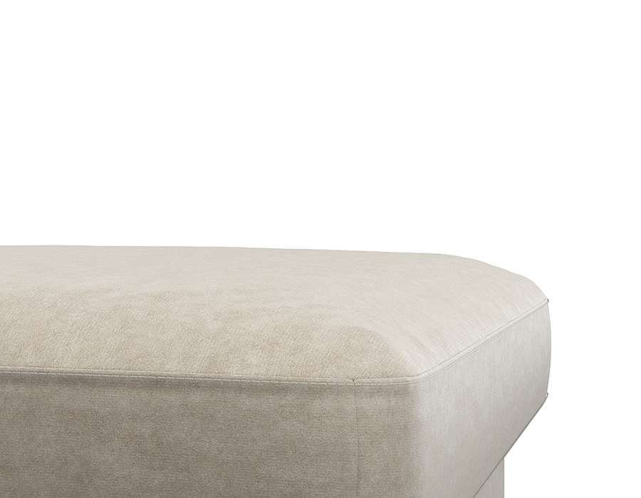 FLEXLUX Poef Fiore Koudschuim, aluminium poten
