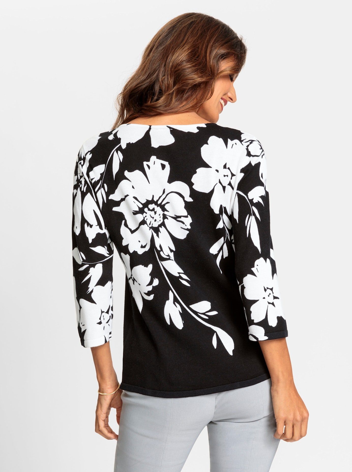 Lady Trui met 3/4-mouwen Trui