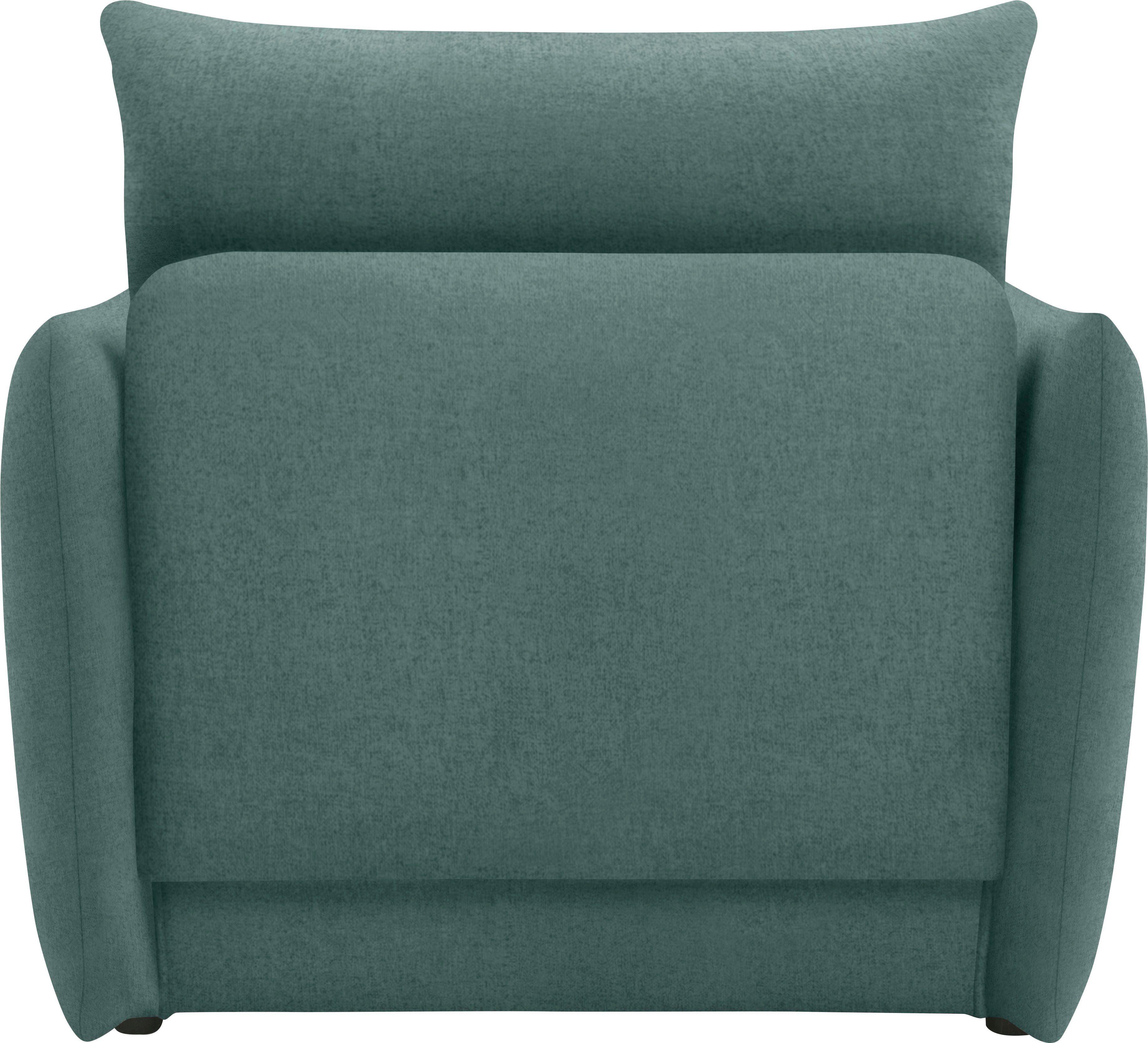 DOMO collection Fauteuil 700023 veelzijdig als lounge stoel, relaxligstoel en logeerbed