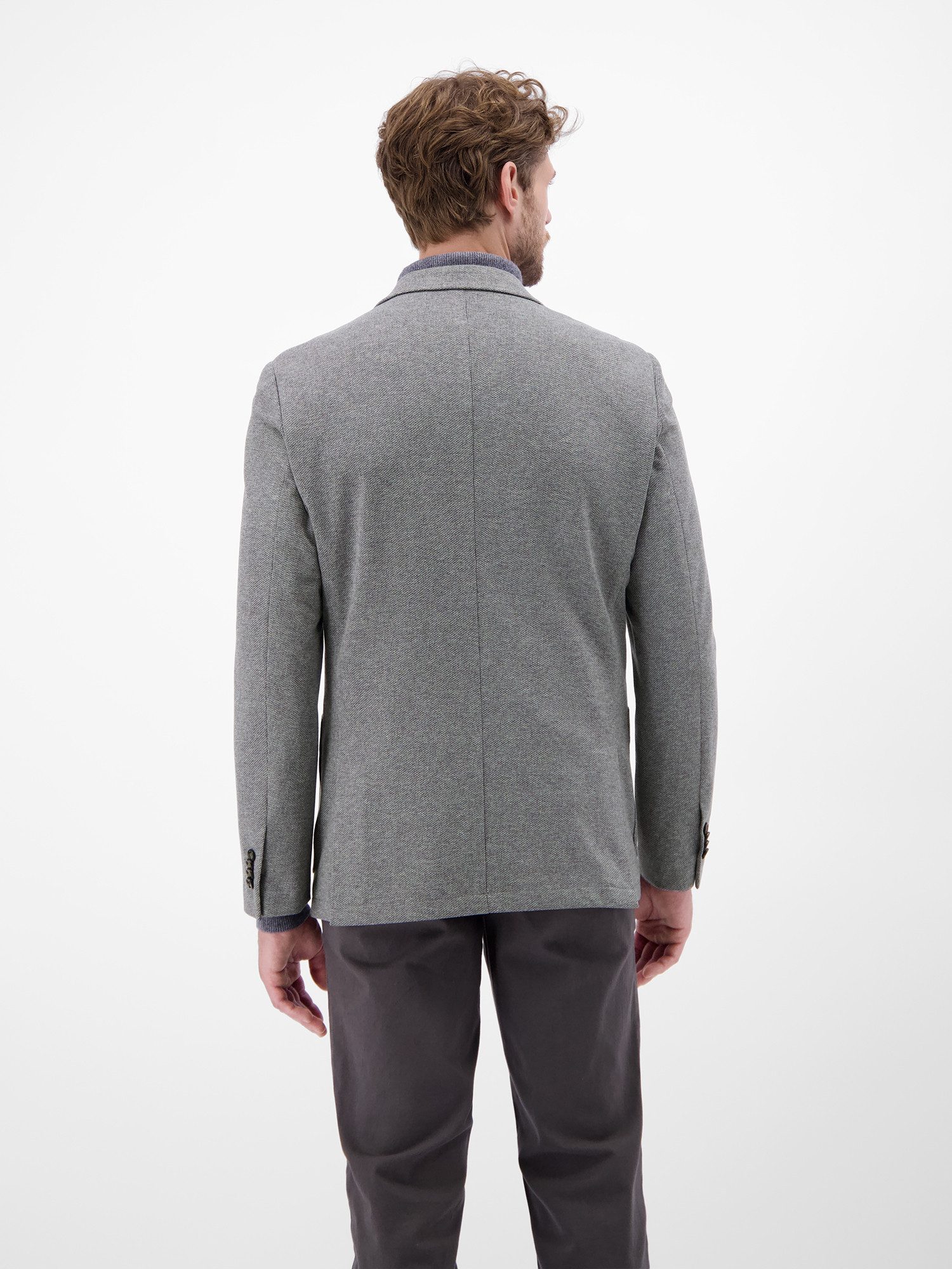 Lerros Jerseycolbert LERROS Jersey blazer in gebreide look