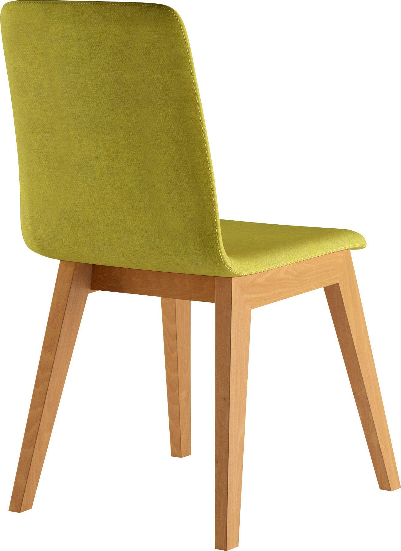 INOSIGN Stoel Sandy met verschillende stoelpootkleuren en kleurvarianten, zithoogte 47 cm (2 stuks)
