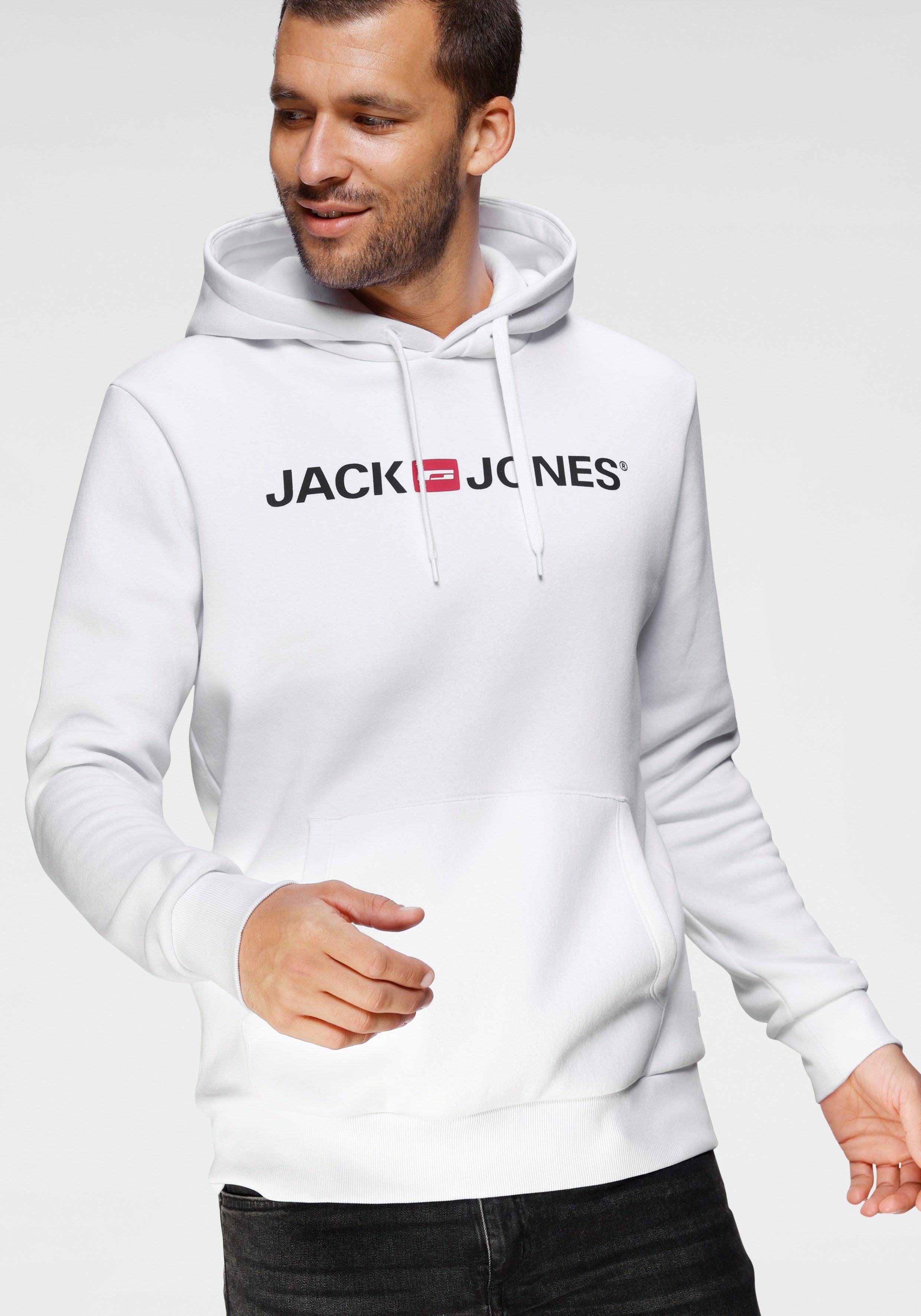 Jack & Jones Hoodie Logo Hoodie Oldschool