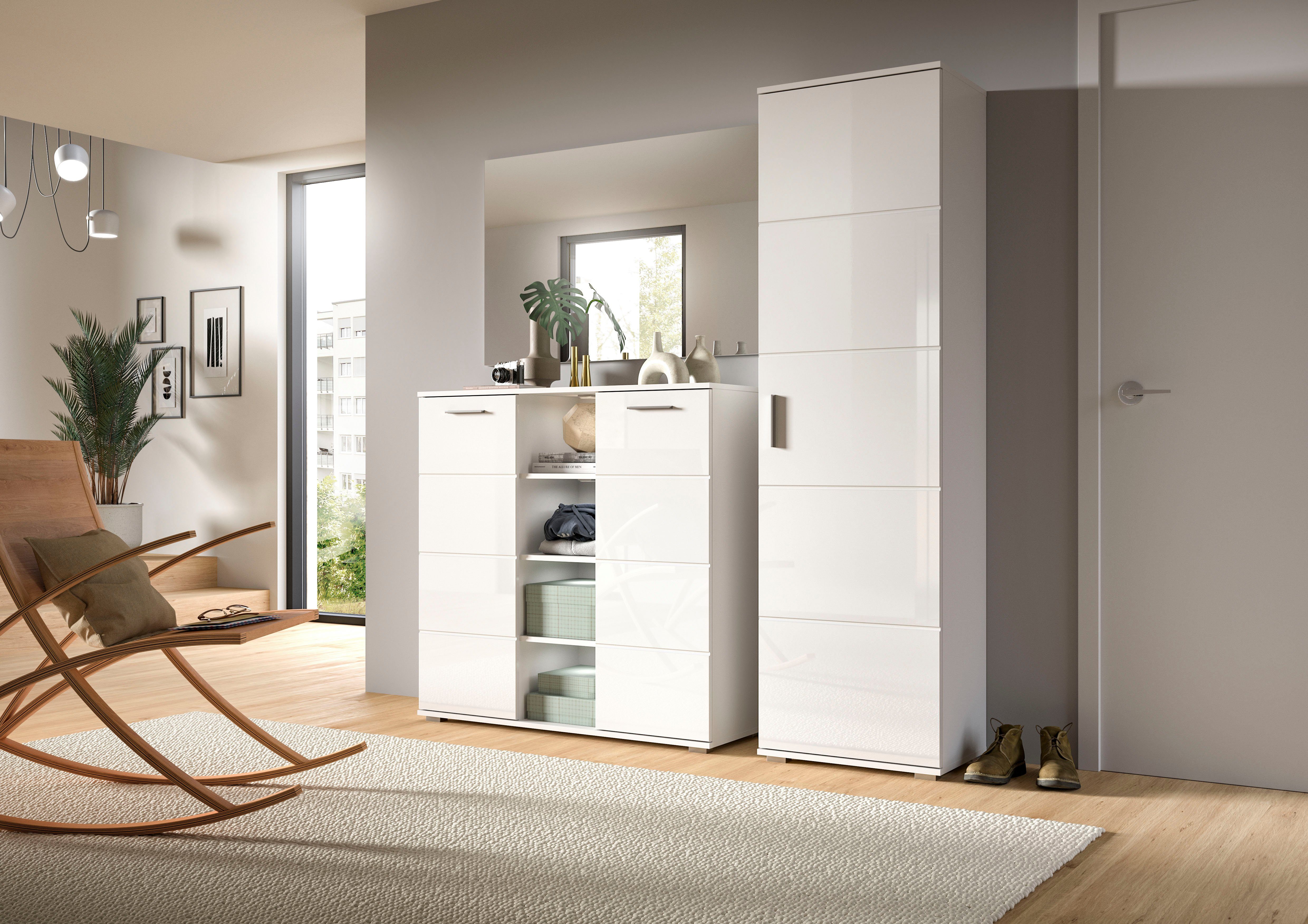 INOSIGN Halmeubelset Valge, Breedte 180 cm inclusief 15 cm typeafstand, 3-delig Set, bestaande uit: (3-delig)