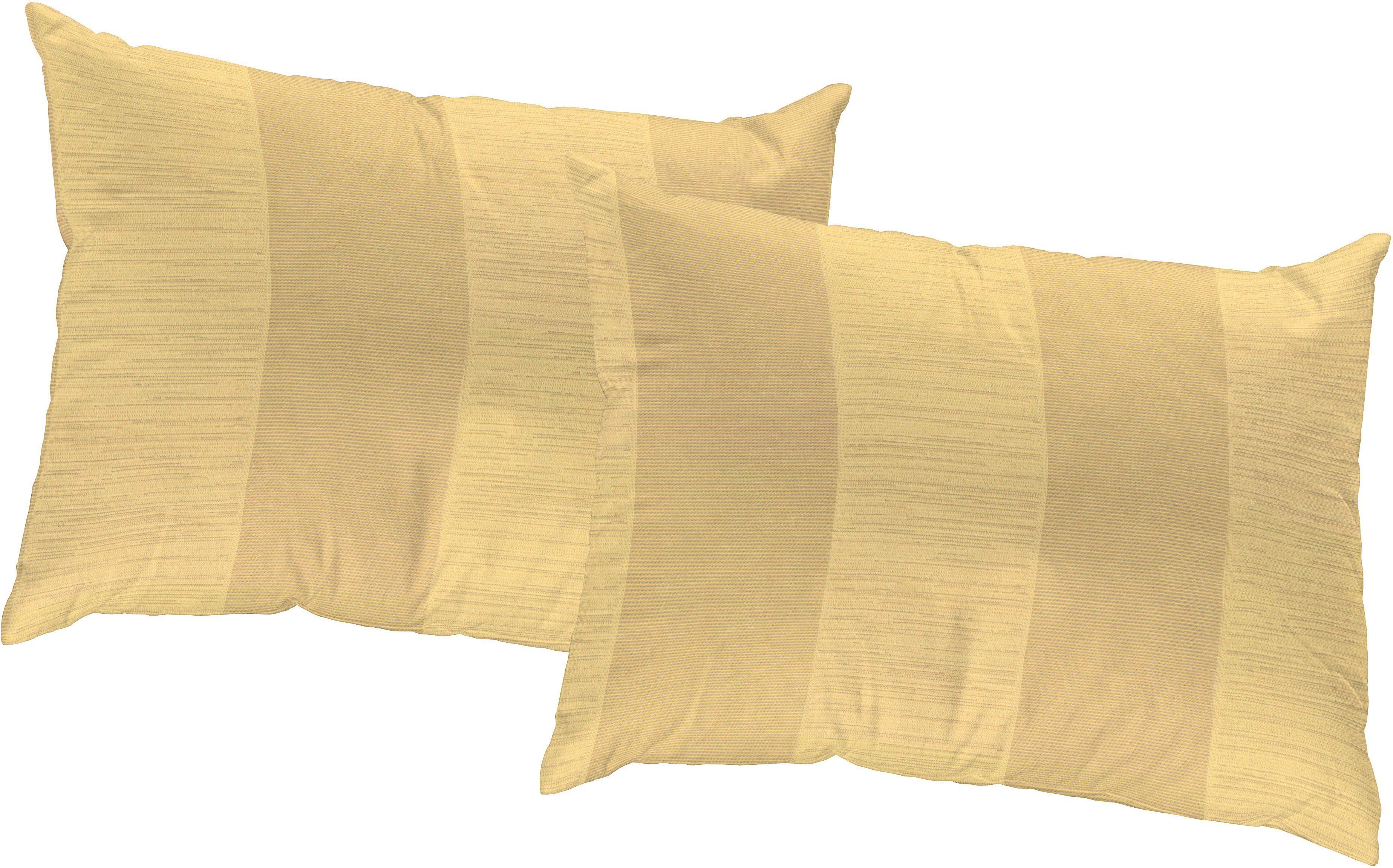 Wirth Kussenhoes Niederau (2 stuks) sierkussens maat 40 cm x 40 cm geel