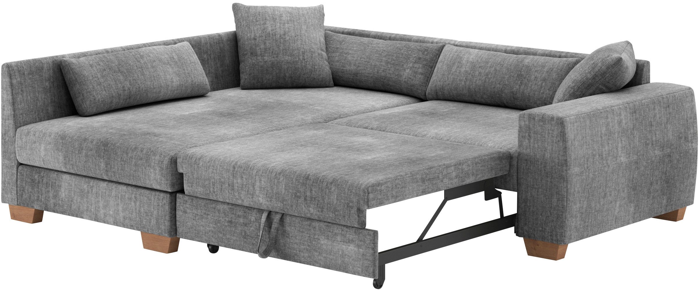 Mr. Couch Hoekbank Helena L-vorm met pocketvering, optioneel met slaapfunctie
