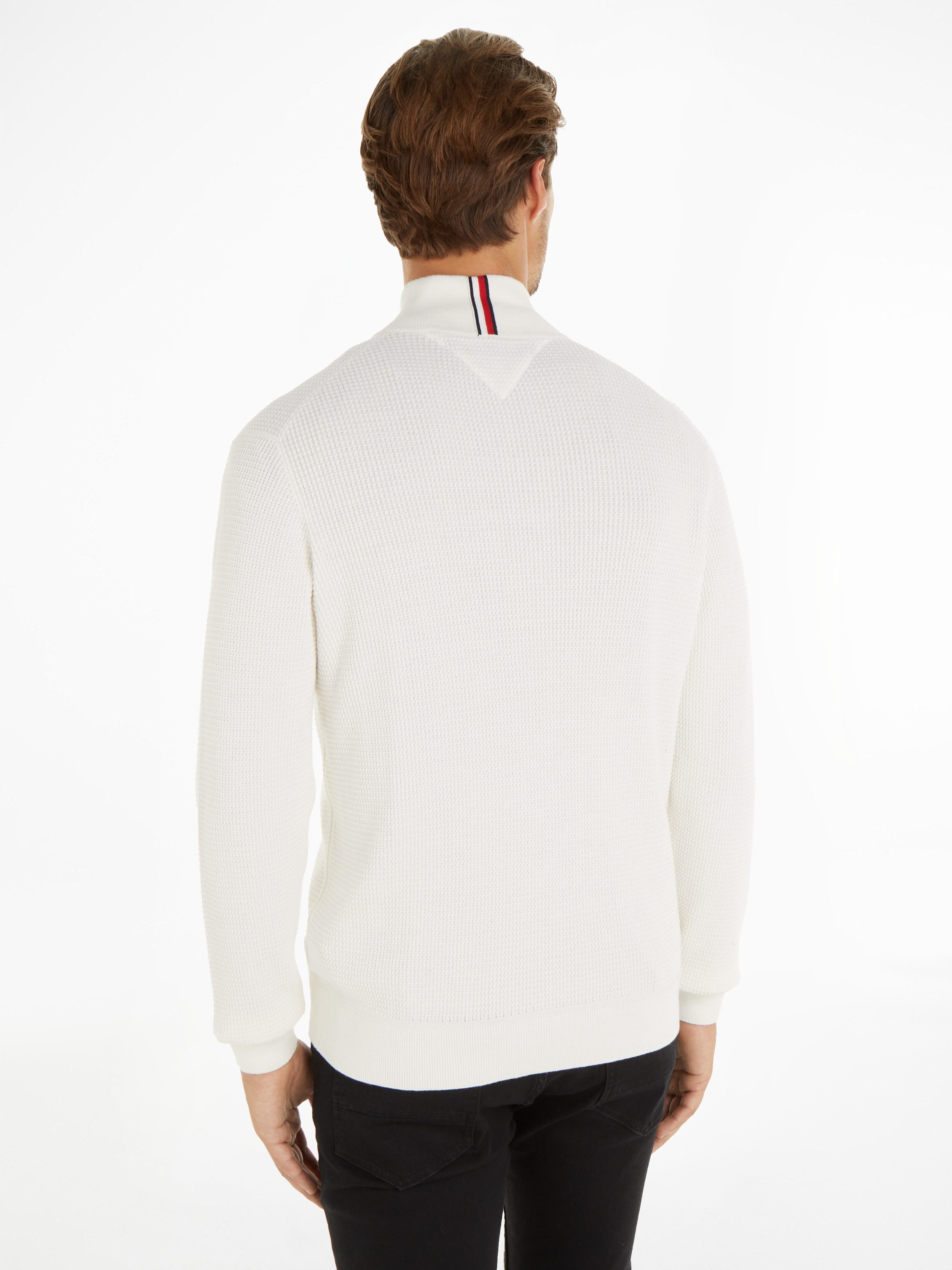 Tommy Hilfiger Cardigan REFINED STRUCTURE ZIP THRU