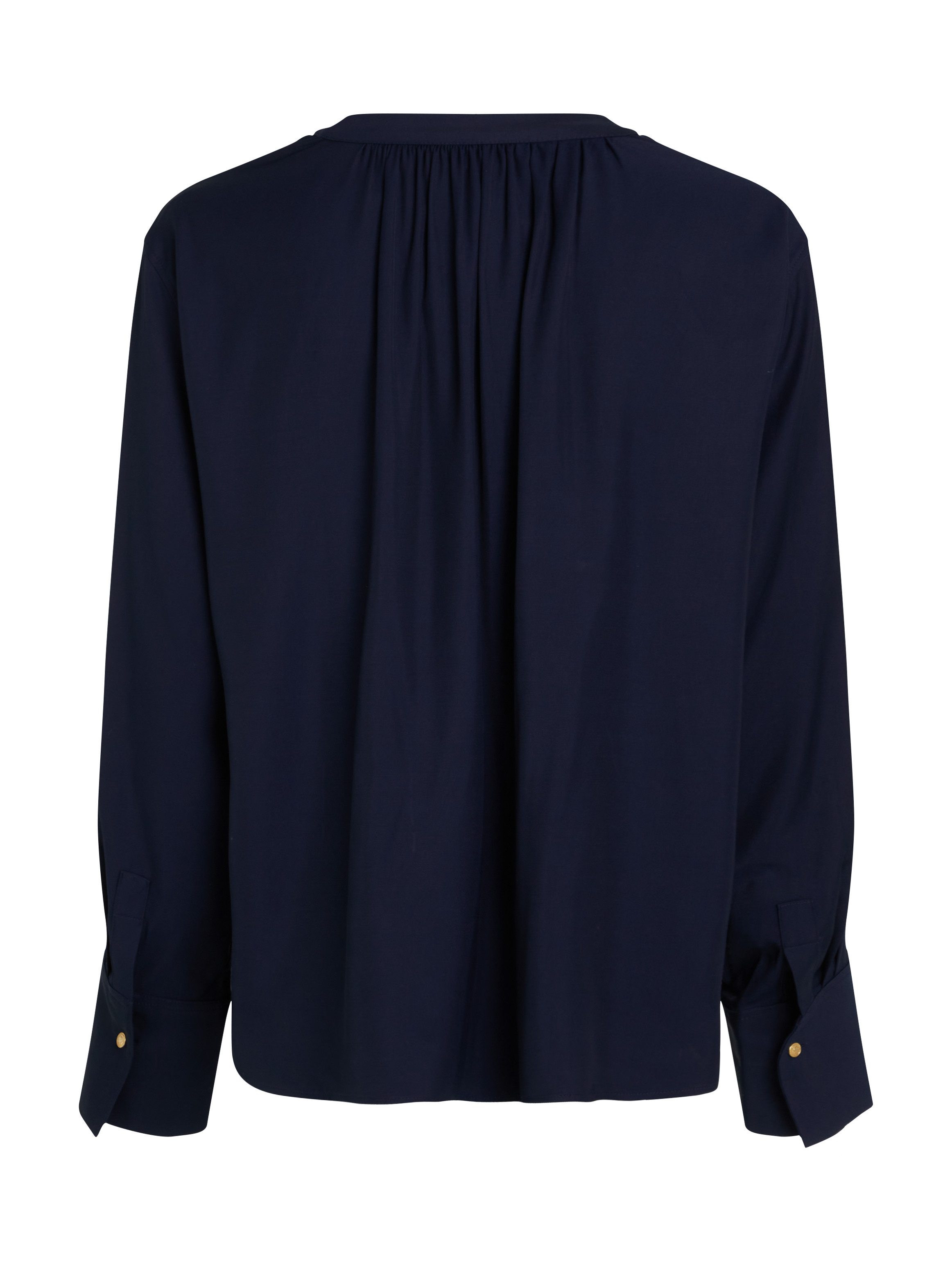 Tommy Hilfiger Curve Klassieke blouse CRV SOFT VIS V NECK LS BLOUSE