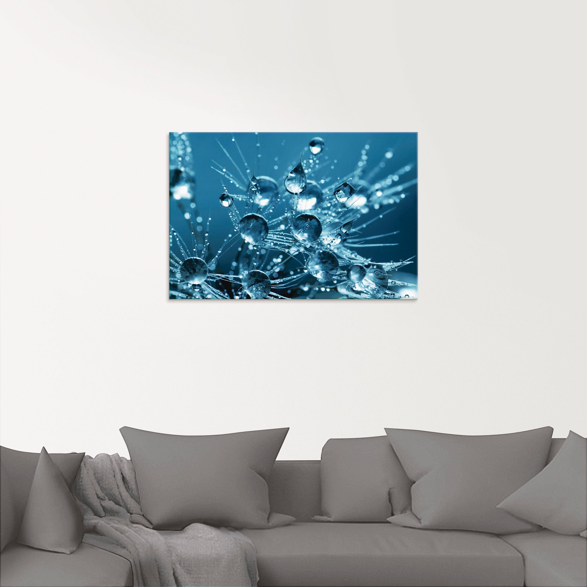 Artland Print op glas Glinsterende pluizenbol II